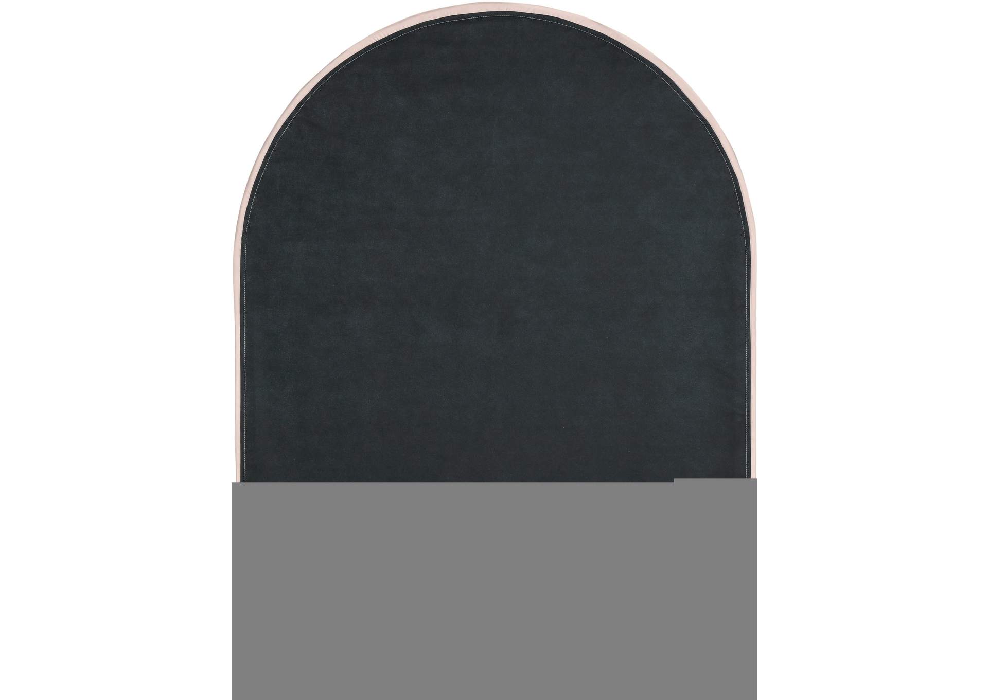 Rainbow Pink Velvet Twin Bed