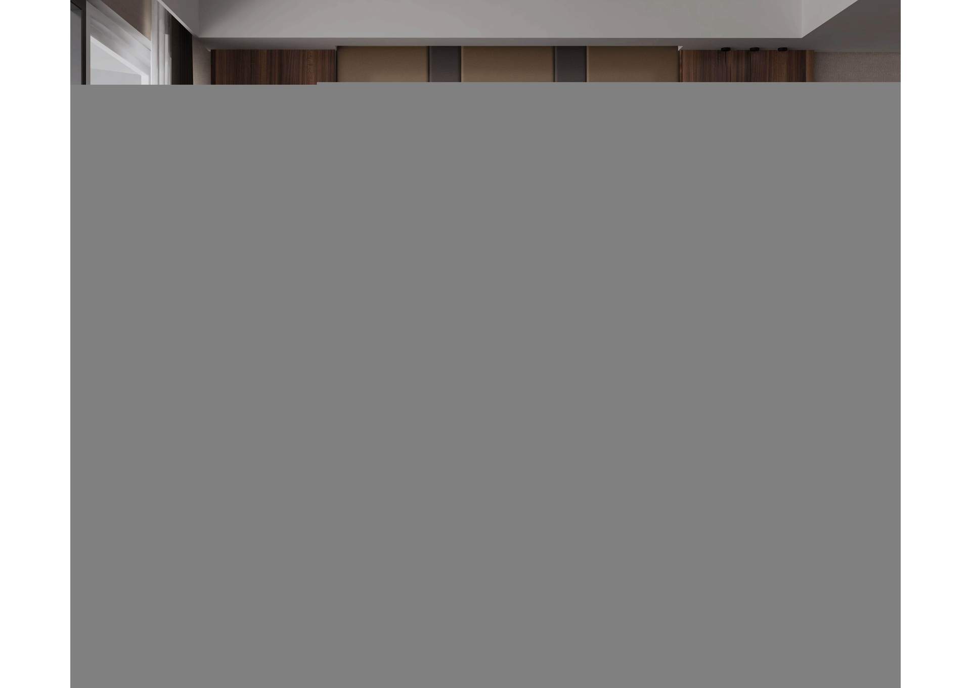 Vector Grey Velvet King Bed