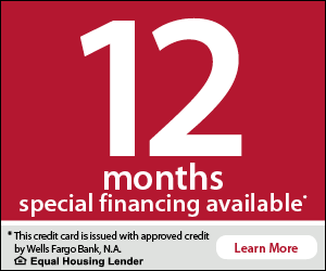 Wells Fargo Special Financing Available - Click to Apply