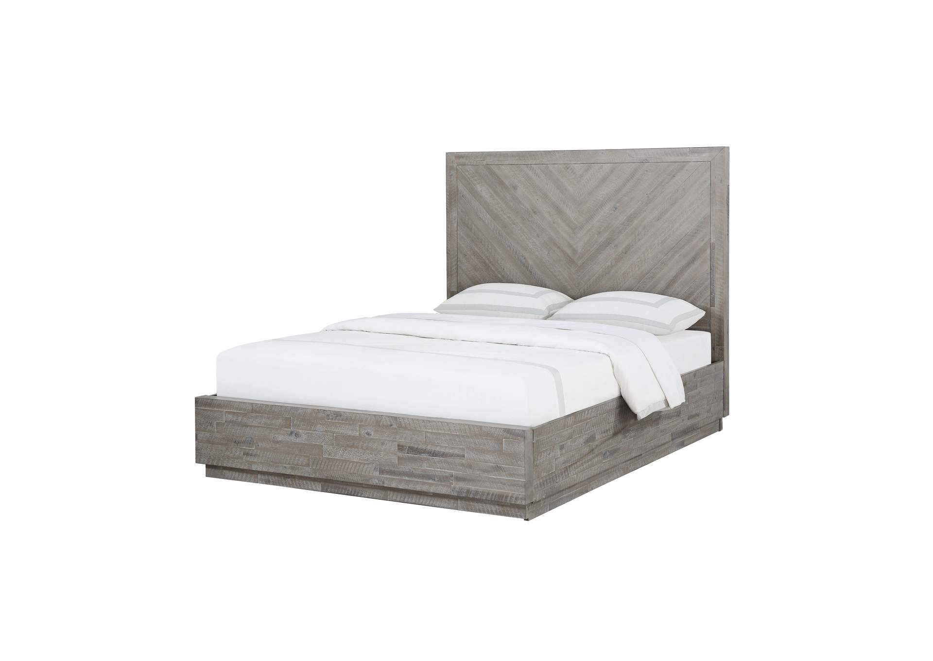 Alexandra Solid Wood Storage Bed In Rustic Latte image 5