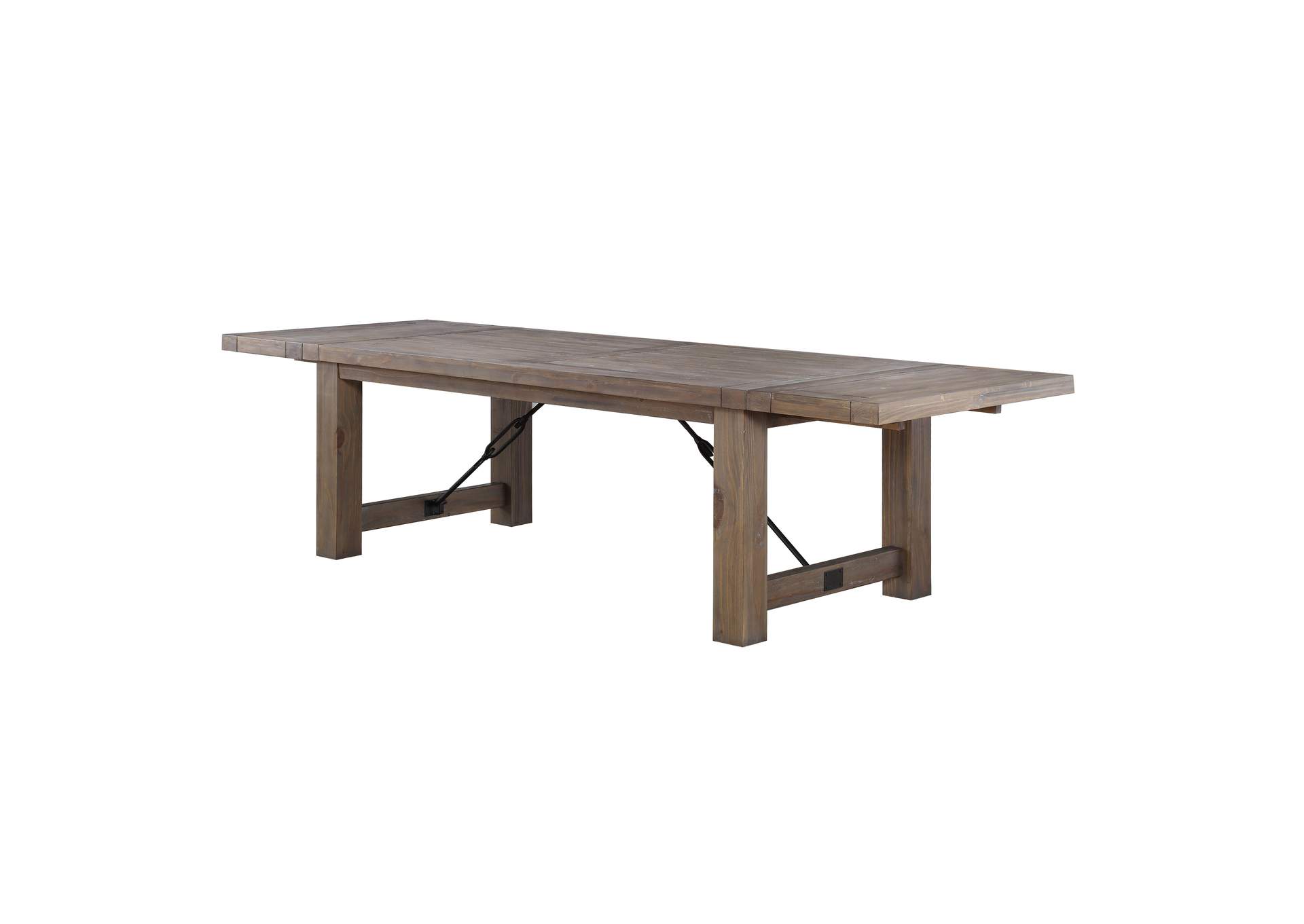 Autumn Solid Wood Extending Dining Table In Flink Oak image 5