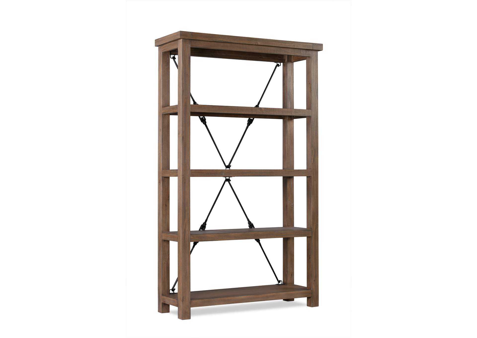 Autumn Open Shelving Unit Flint Oak image 4