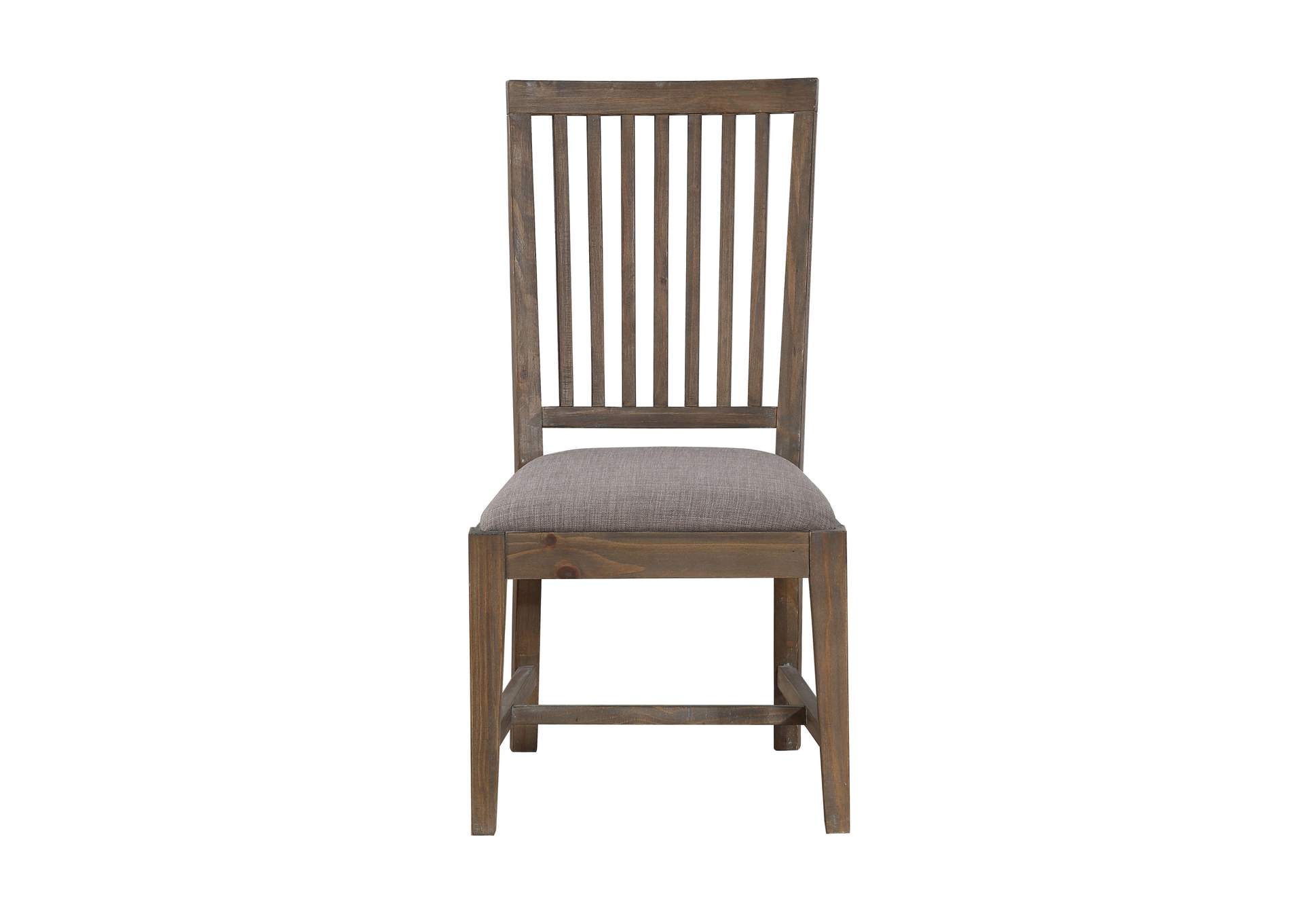 Autumn Solid Wood Upholstered Dining Chair In Flint Oak image 5