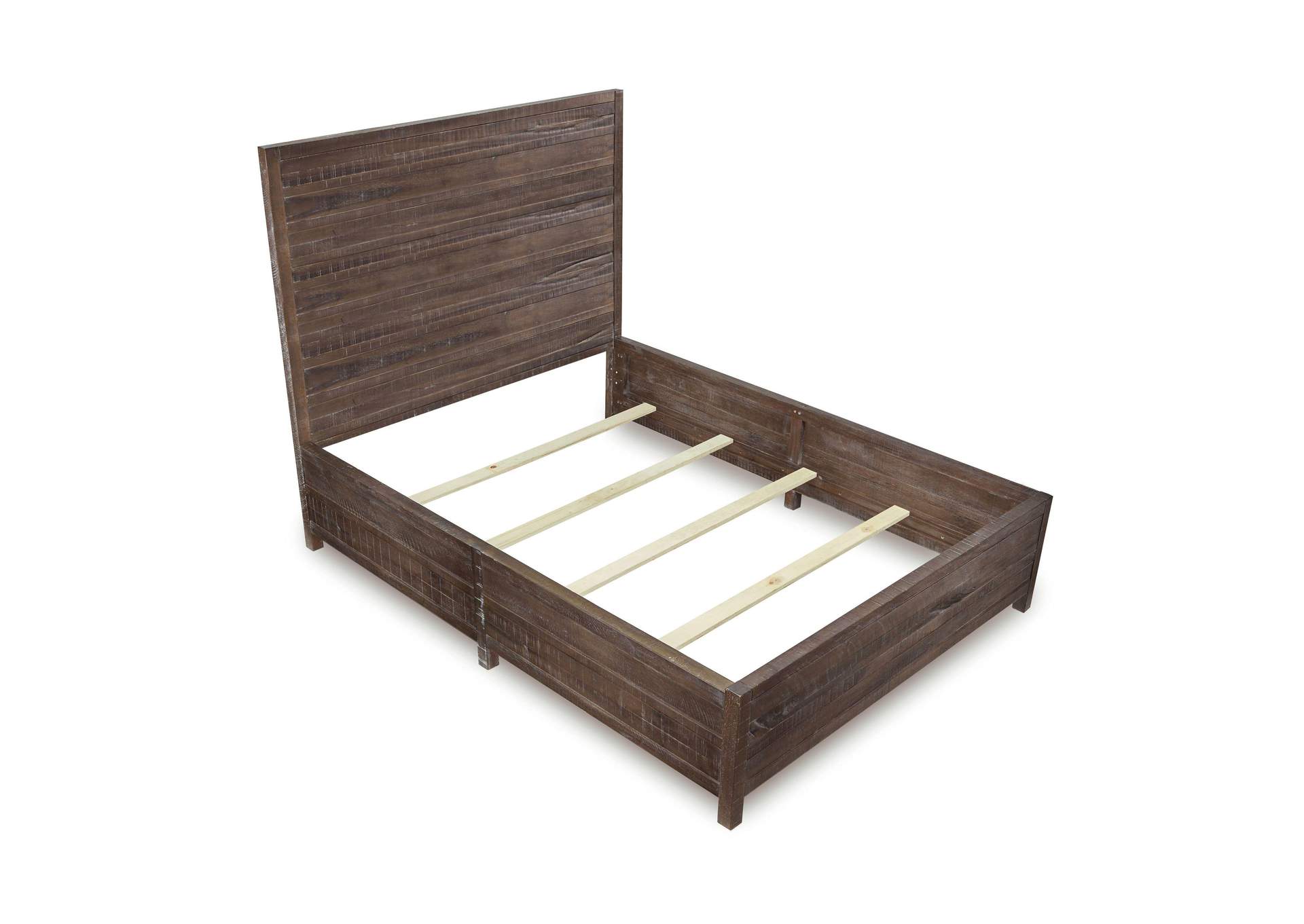 Townsend Solid Wood Panel Bed In Java image 8