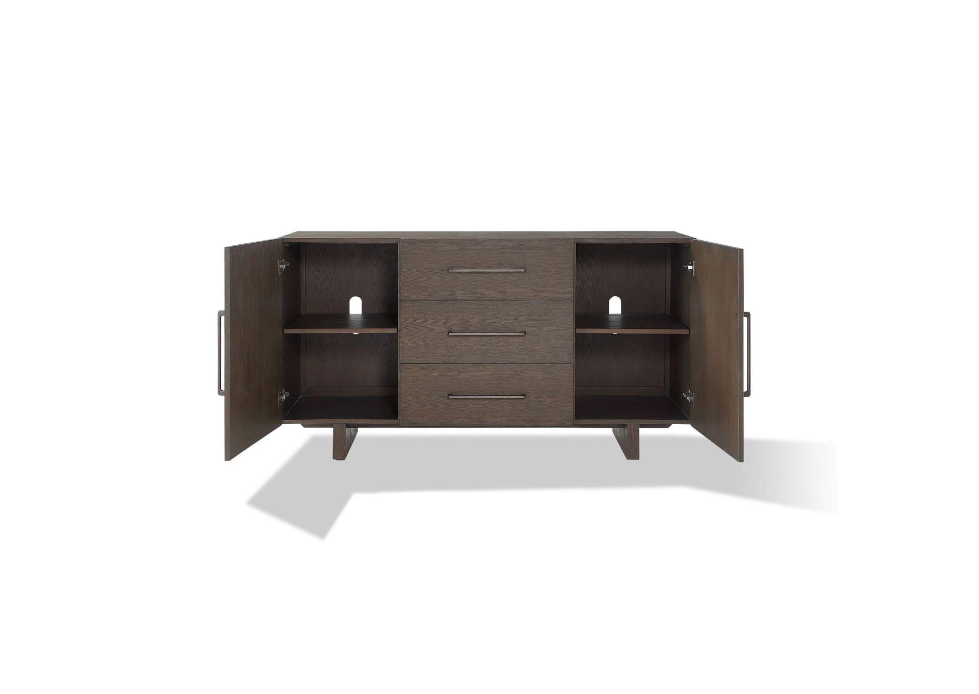 Oakland Three - Drawer Sideboard In Brunette image 9
