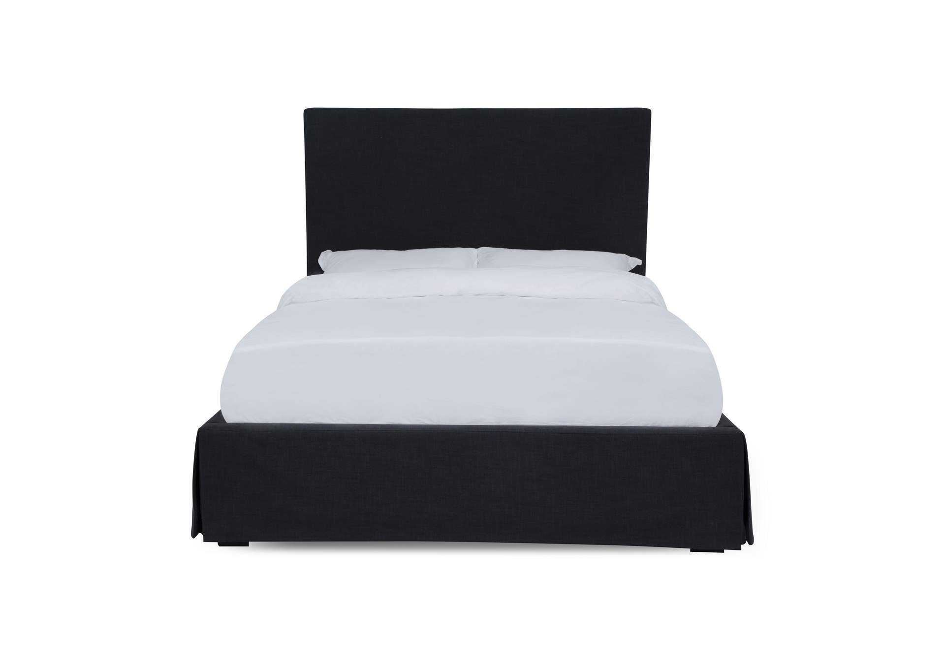 Cheviot Upholsteredskirted Panel Bed In Iron image 6