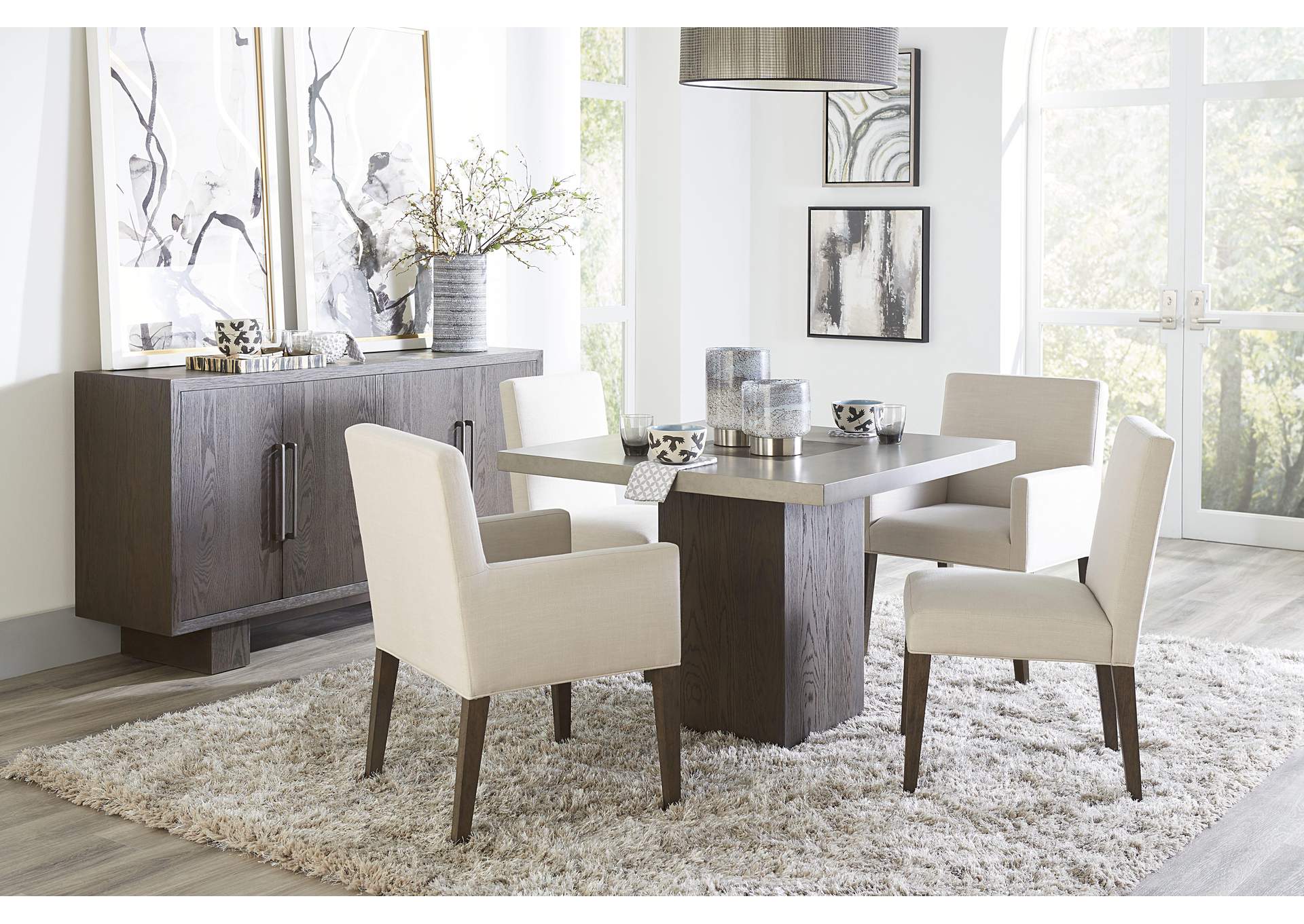 Modesto Four Door Sideboard In French Roast