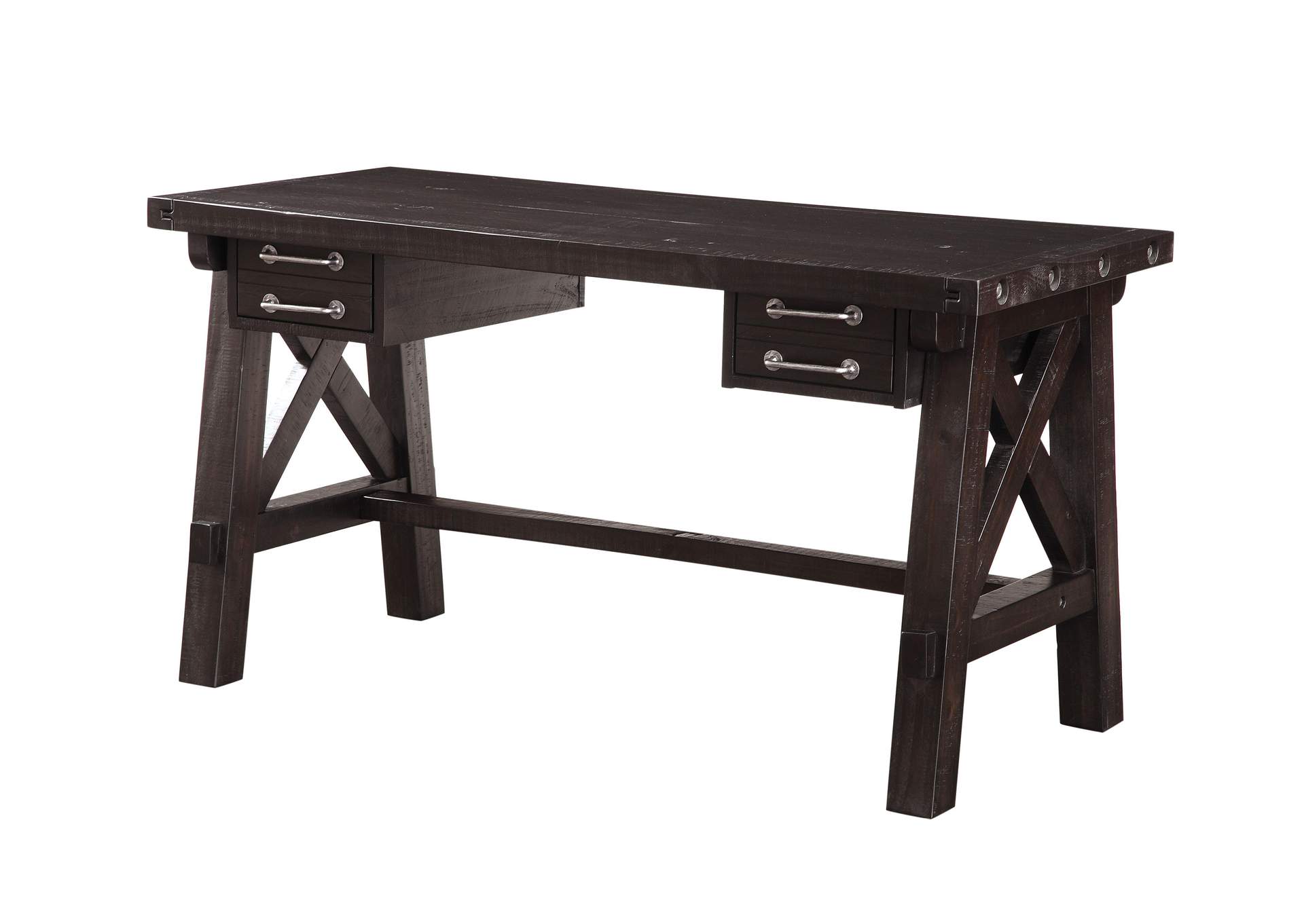 Yosemite Solid Wood Desk In Cafe image 5