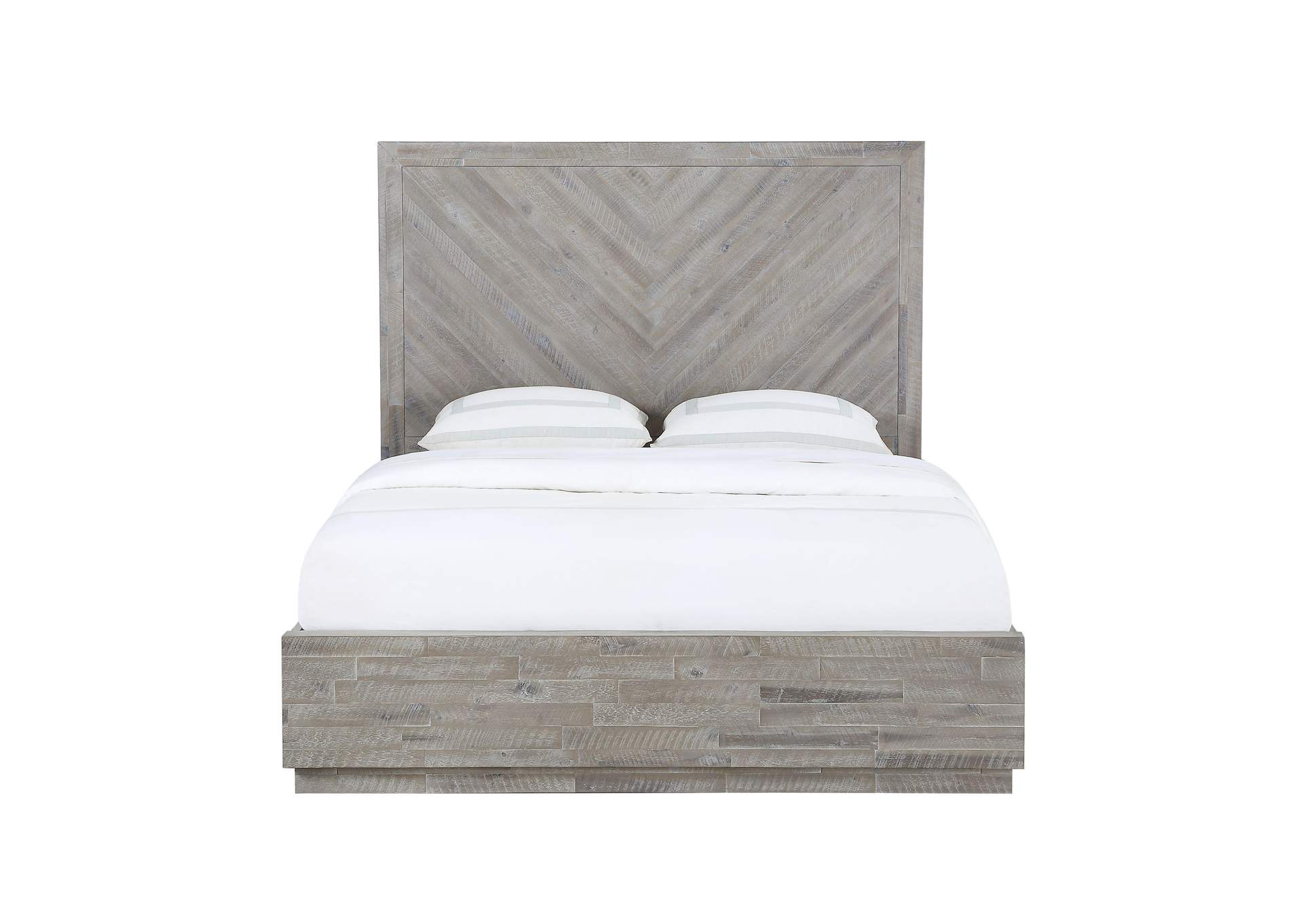 Alexandra Solid Wood Storage Bed In Rustic Latte image 6