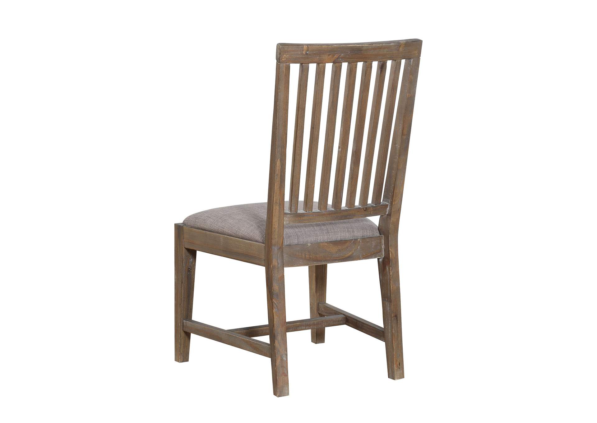 Autumn Solid Wood Upholstered Dining Chair In Flint Oak image 7