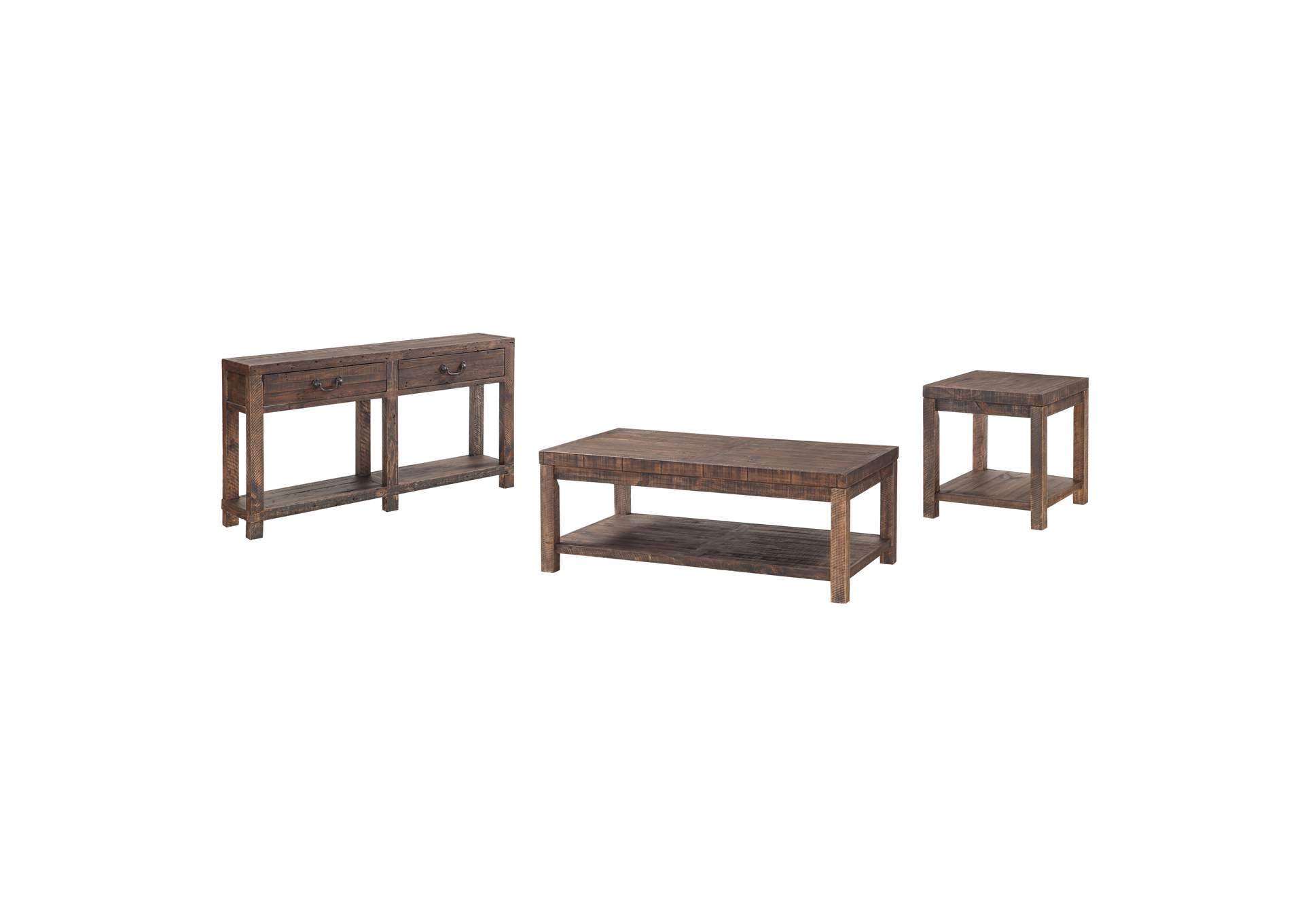Craster Reclaimed Wood Square Side Table In Smoky Taupe image 6