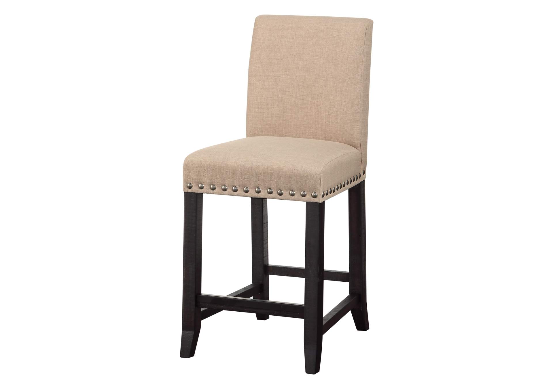 Yosemite Upholstered Kitchen Counter Stool In Cafe image 3