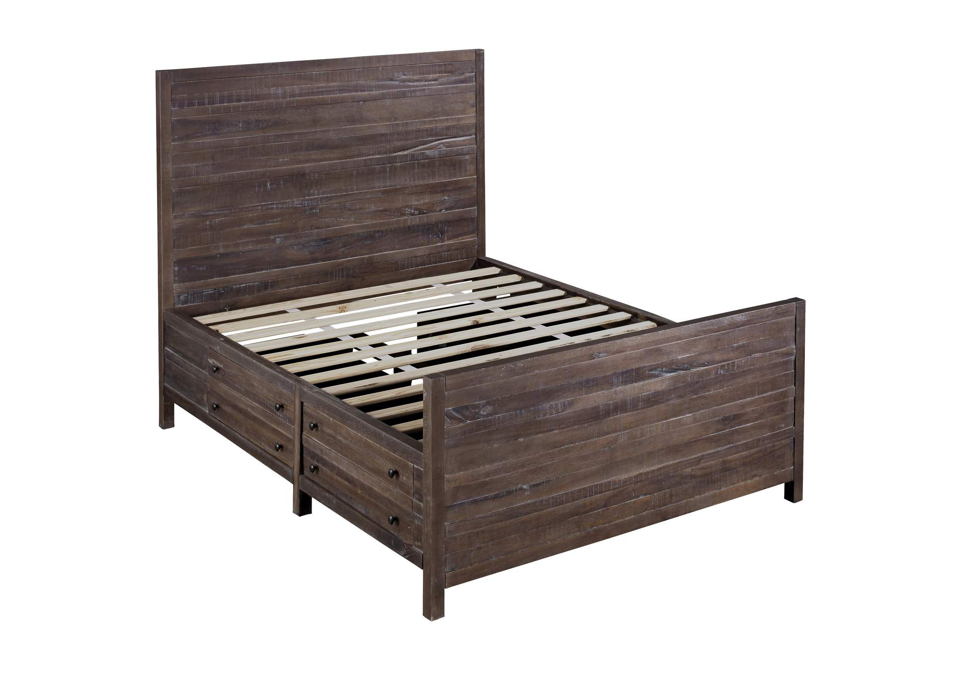 Townsend Solid Wood Storage Bed In Java image 9