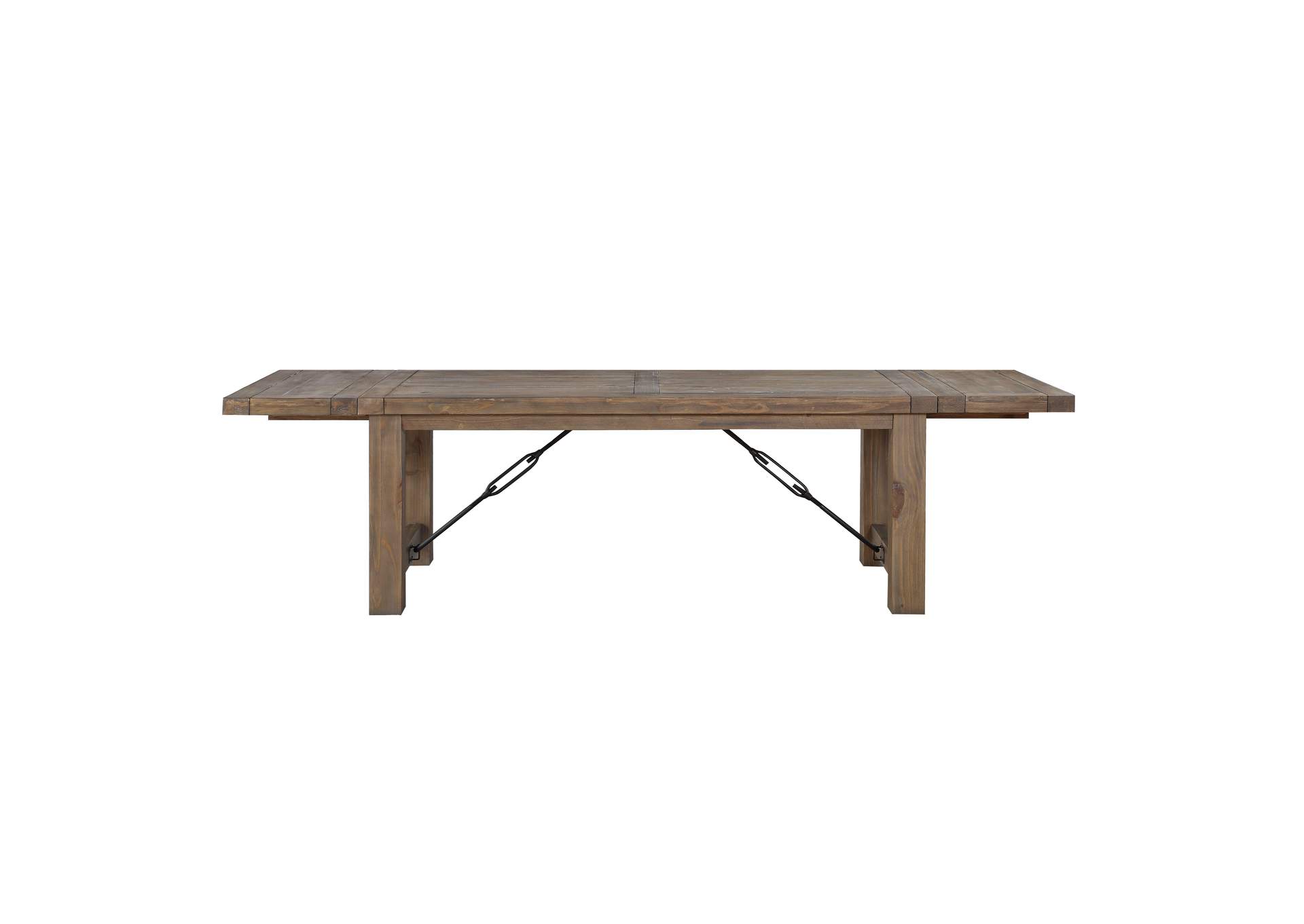 Autumn Solid Wood Extending Dining Table In Flink Oak image 6