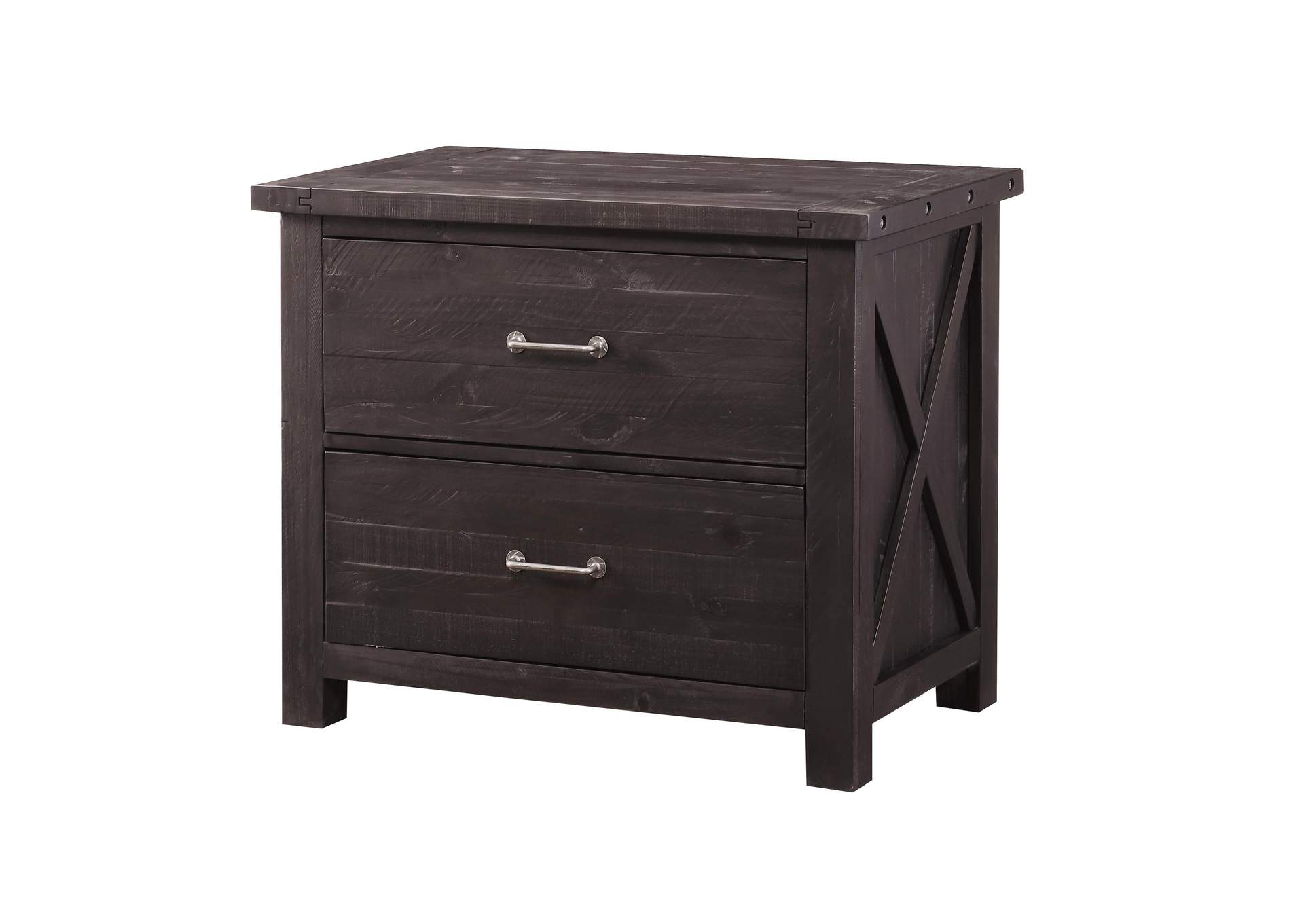 Yosemite Solid Wood Lateral File Cabinet In Cafe image 4
