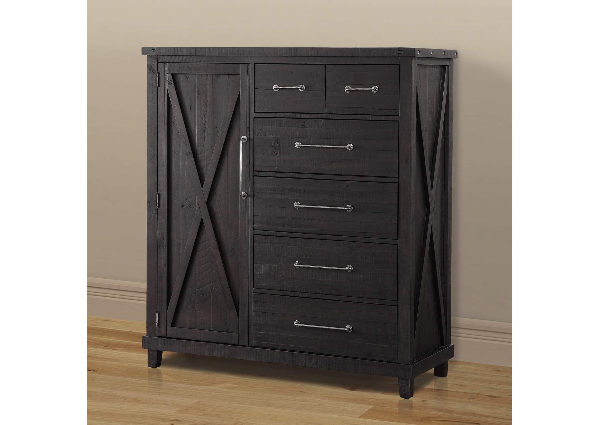 Yosemite Solid Wood Gentleman'S Chest In Cafe image 1