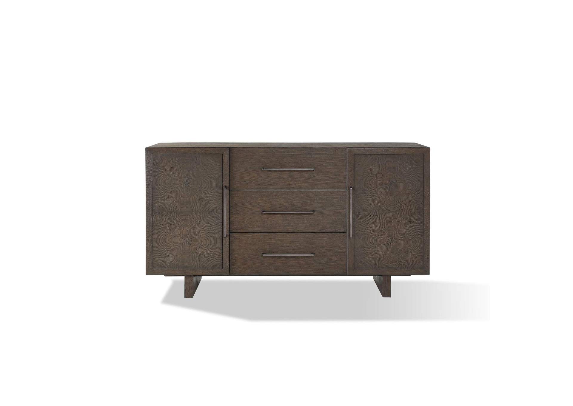 Oakland Three - Drawer Sideboard In Brunette image 8
