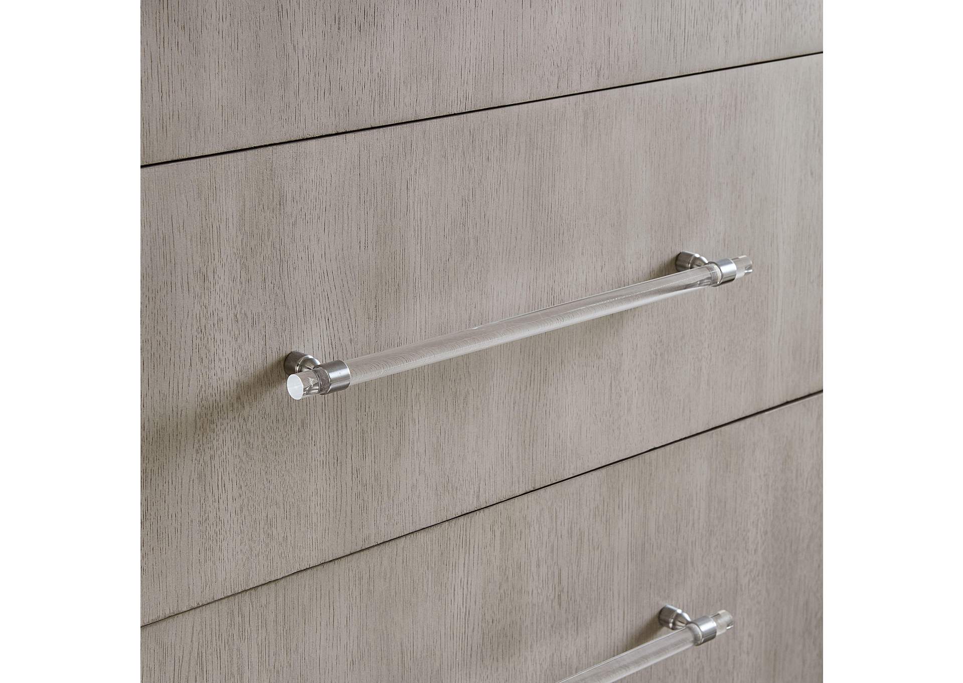 Argento Nightstand In Misty Grey