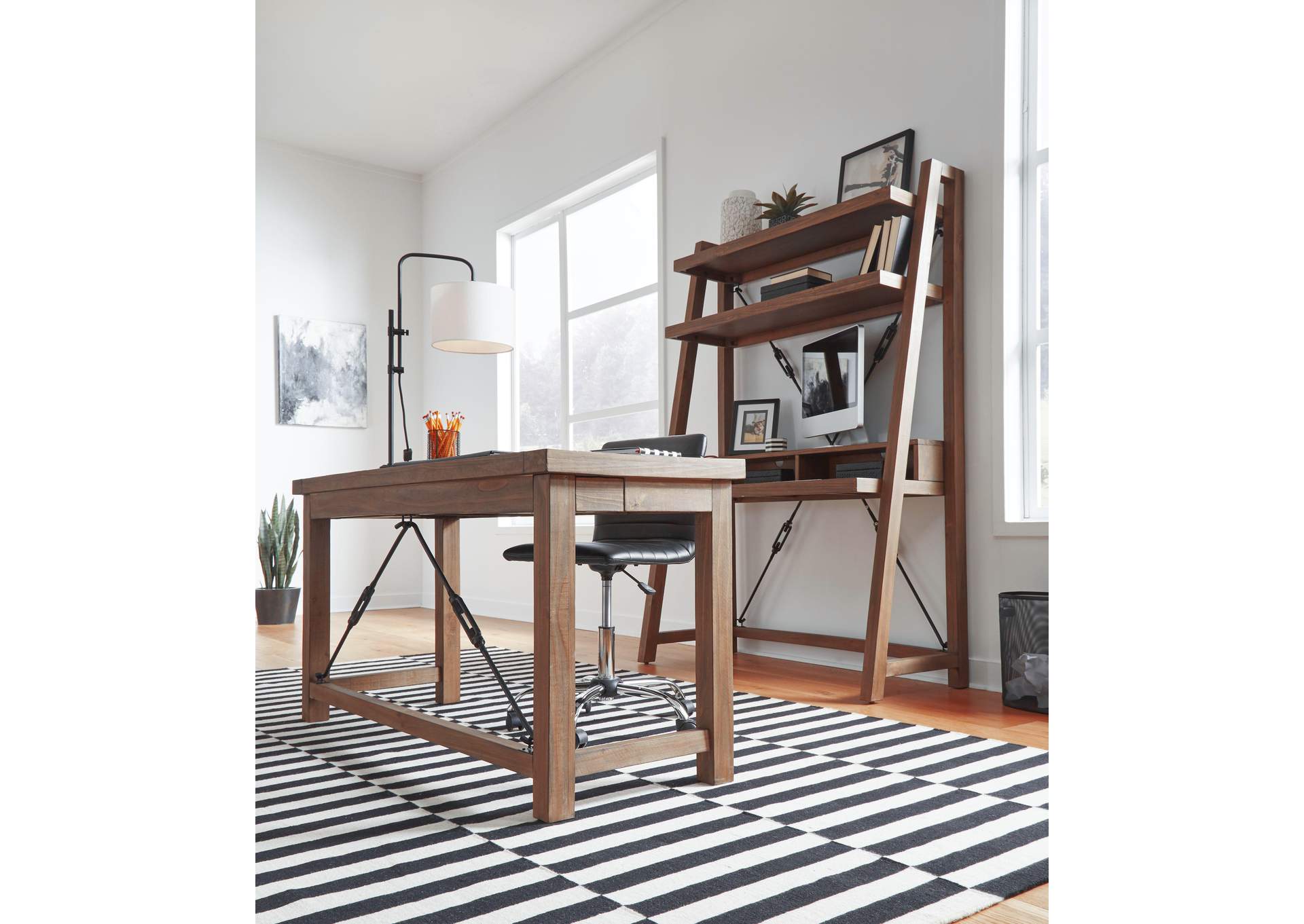 Autumn Ladder Desk In Flint Oak image 4