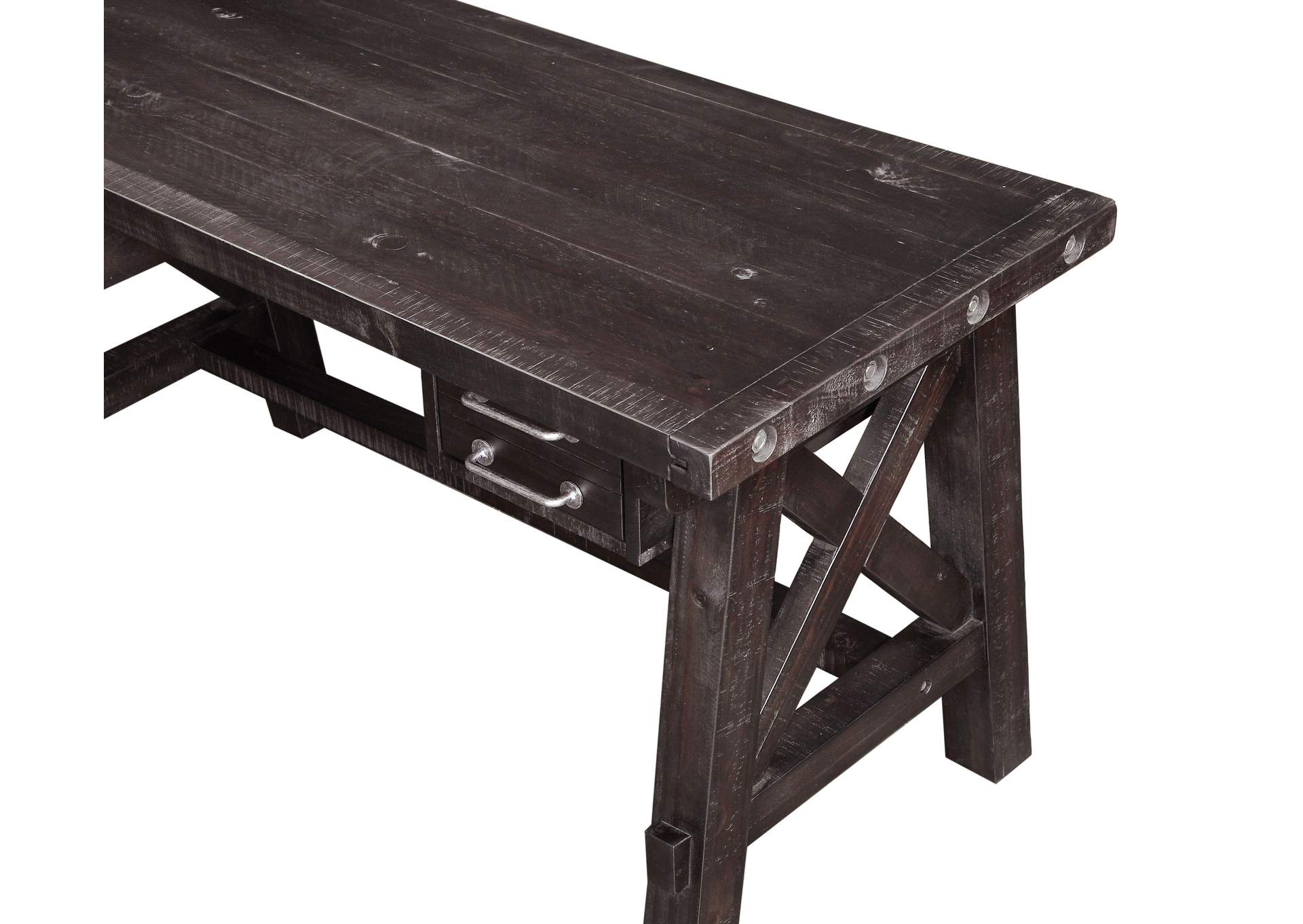 Yosemite Solid Wood Desk In Cafe image 7