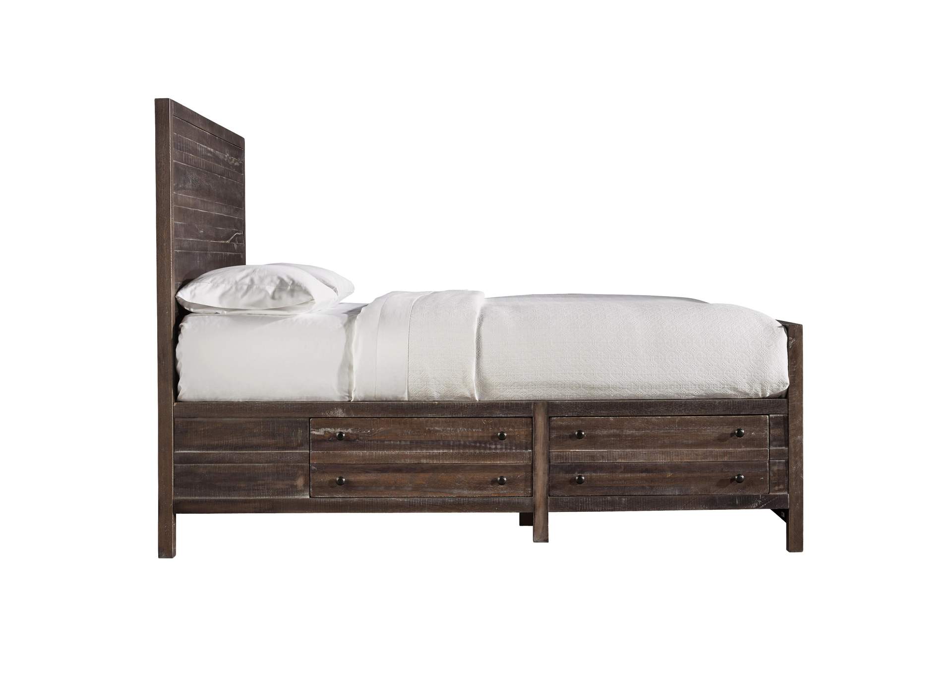Townsend Solid Wood Storage Bed In Java image 8