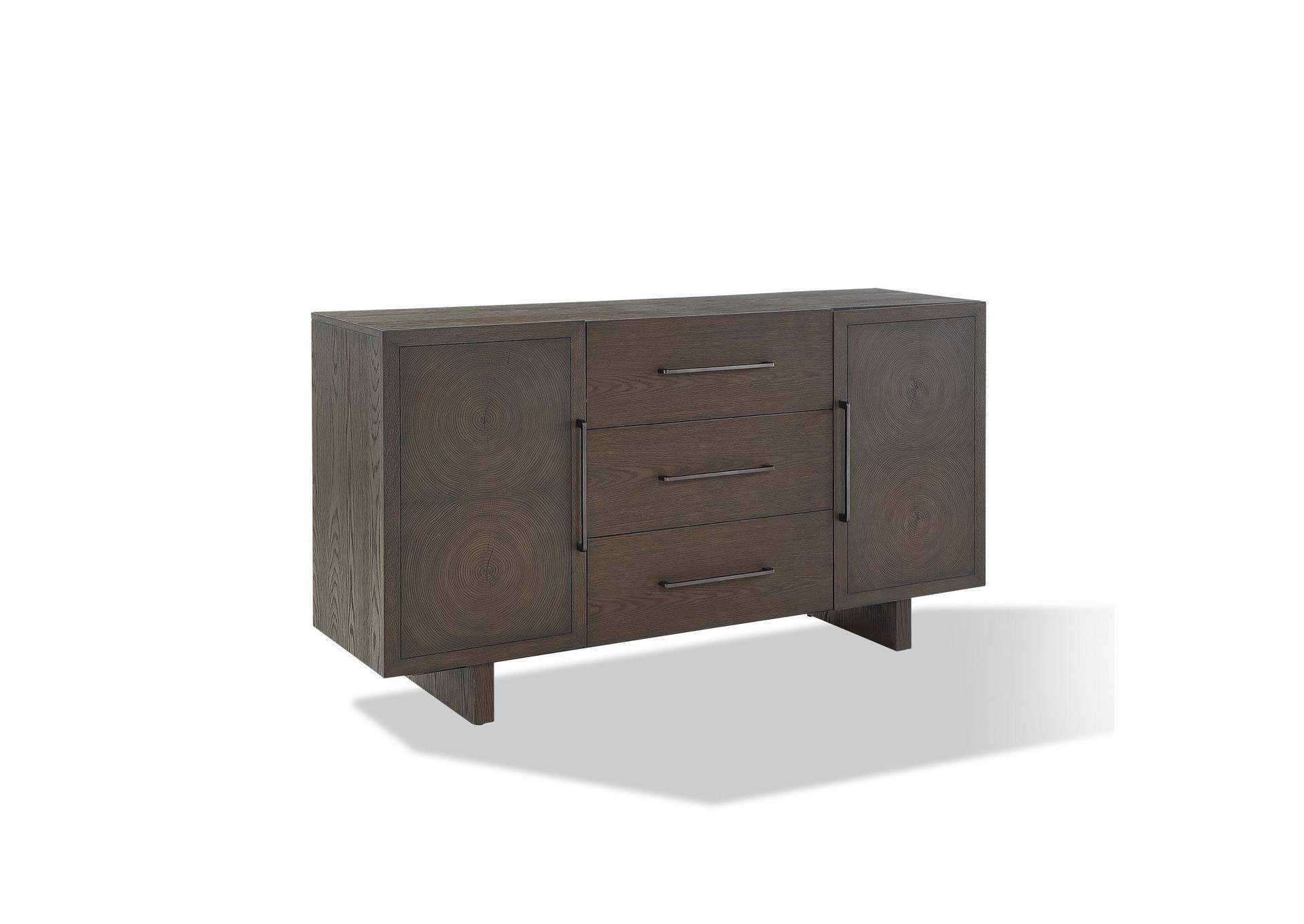 Oakland Three - Drawer Sideboard In Brunette image 7