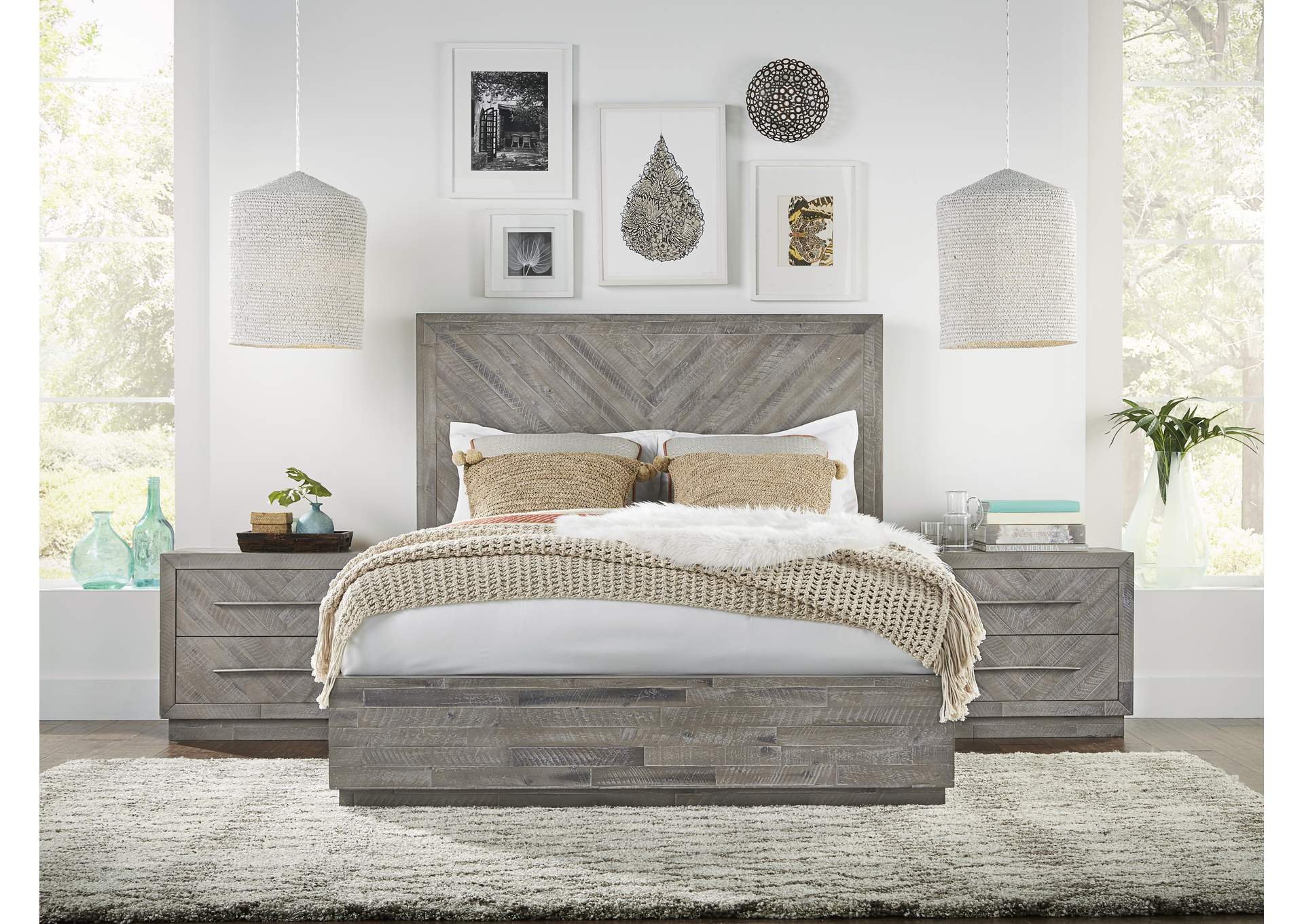 Alexandra Solid Wood Storage Bed In Rustic Latte image 3