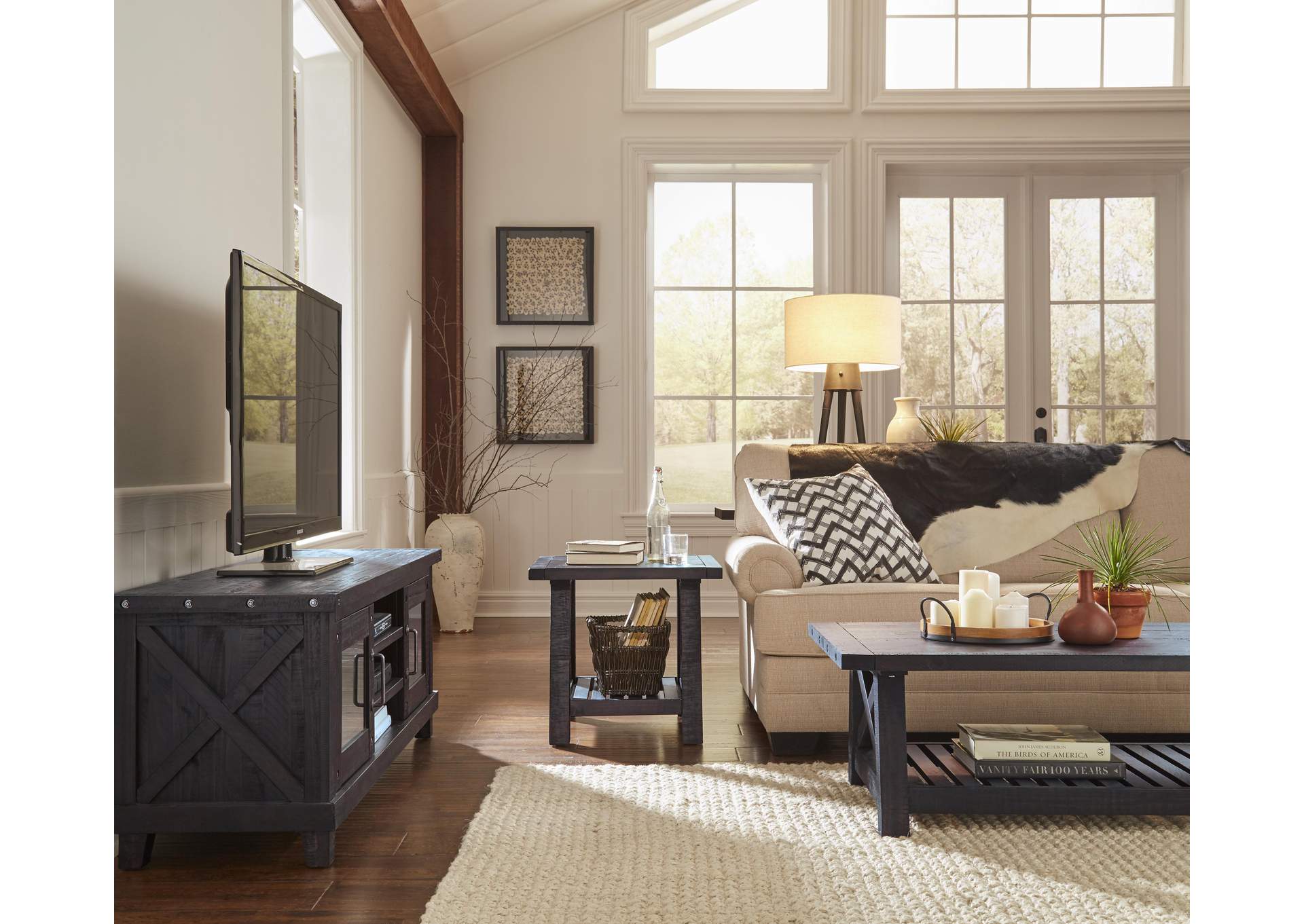 Yosemite Solid Wood Coffee Table In Cafe