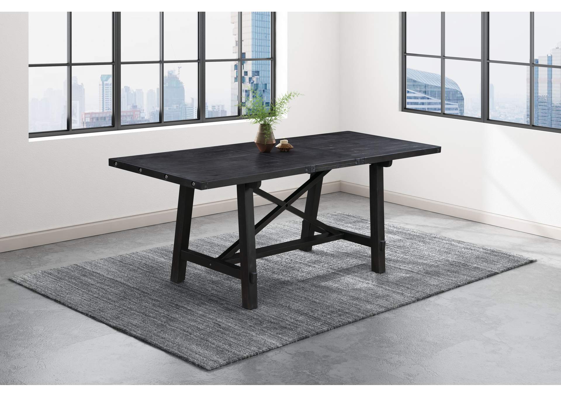 Yosemite Rectangle Counter Table In Cafe image 1