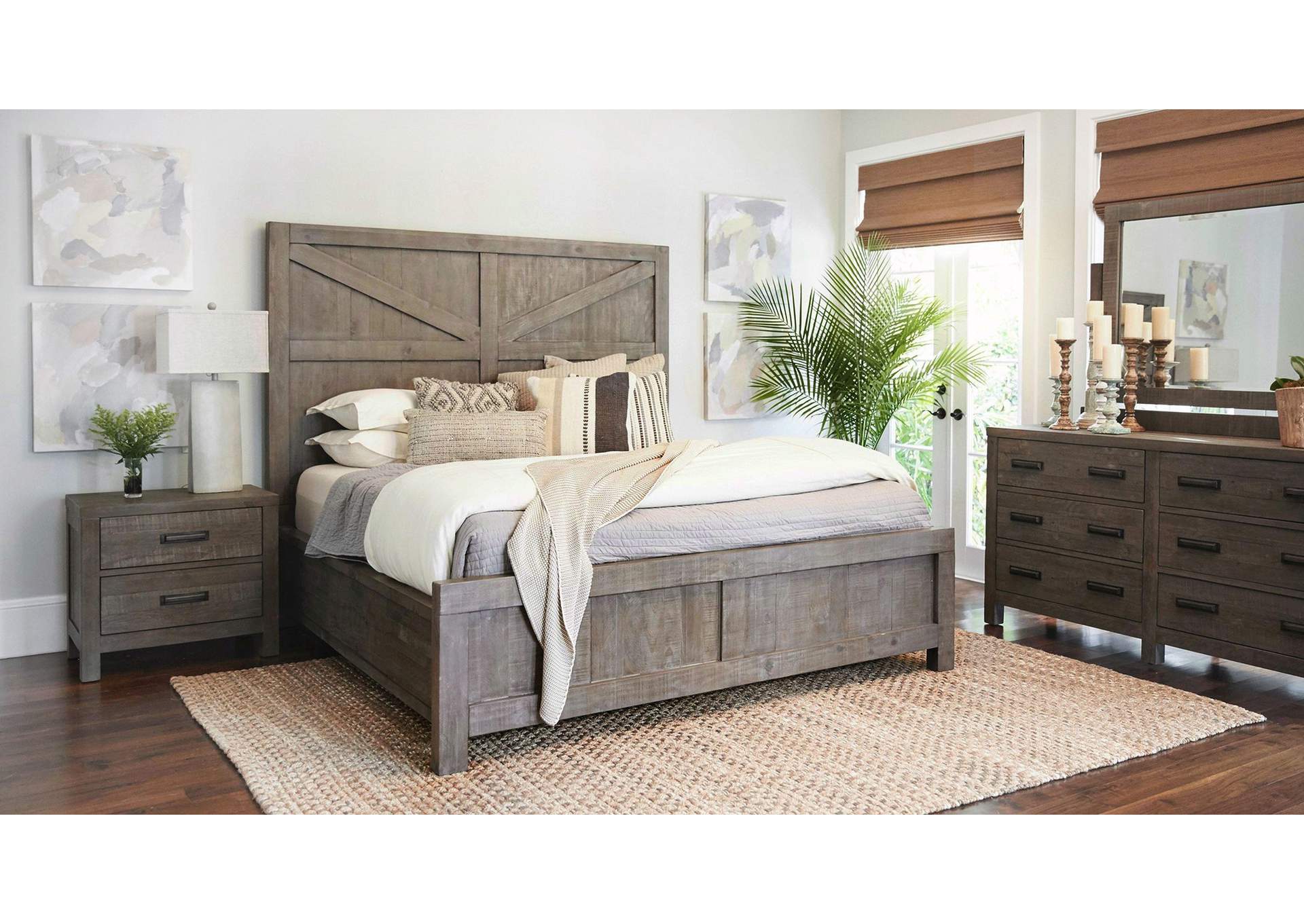 Taryn Nightstand In Rustic Grey image 23