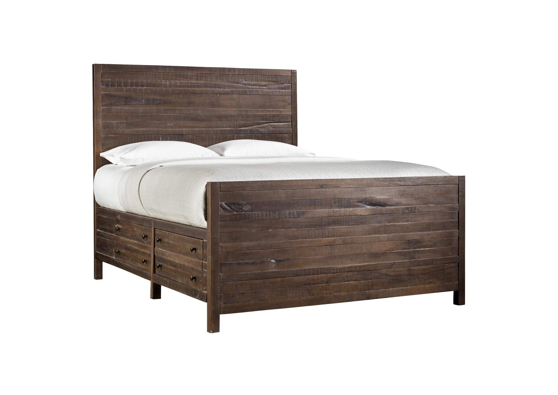 Townsend Solid Wood Storage Bed In Java image 7