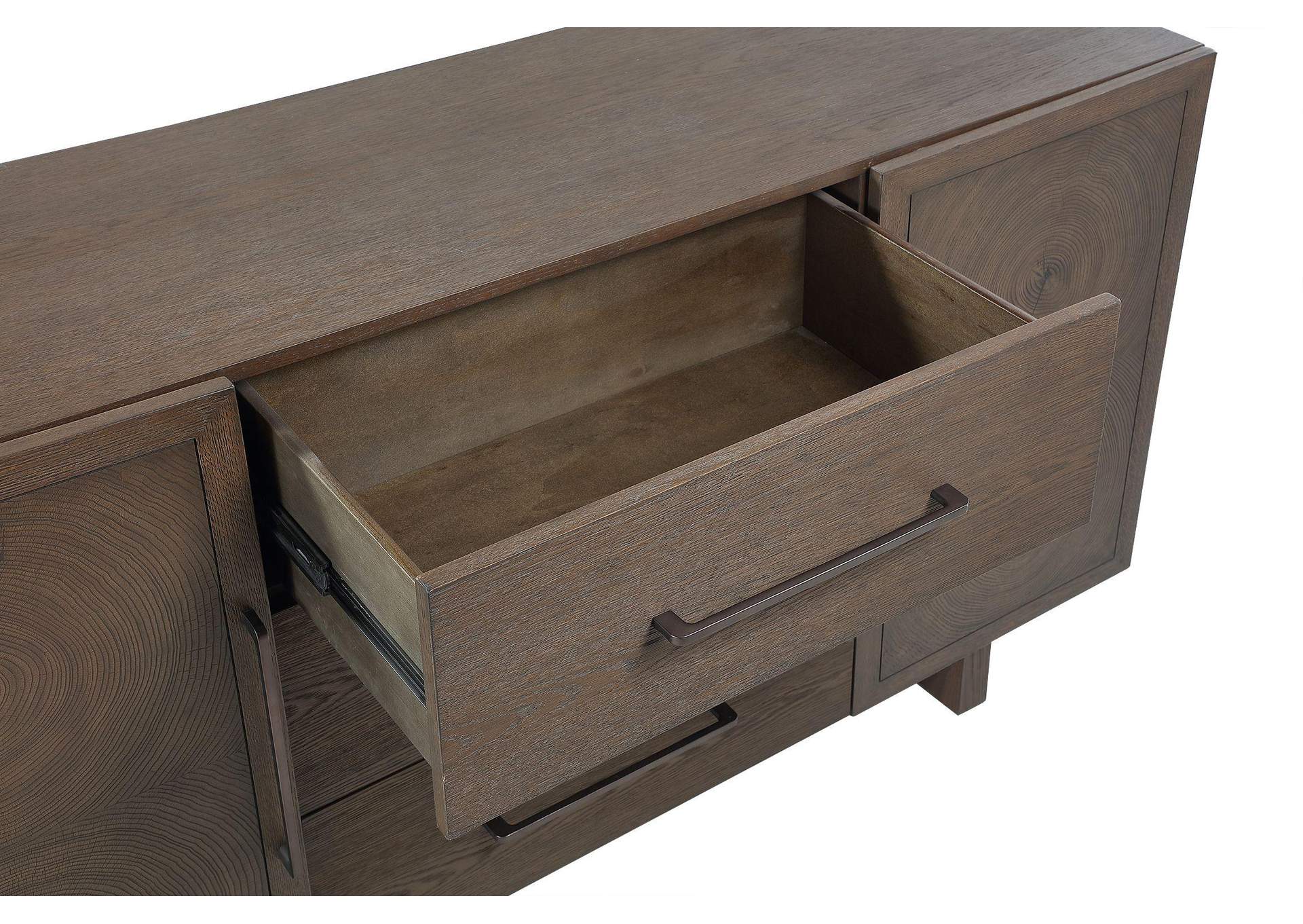 Oakland Three - Drawer Sideboard In Brunette image 6