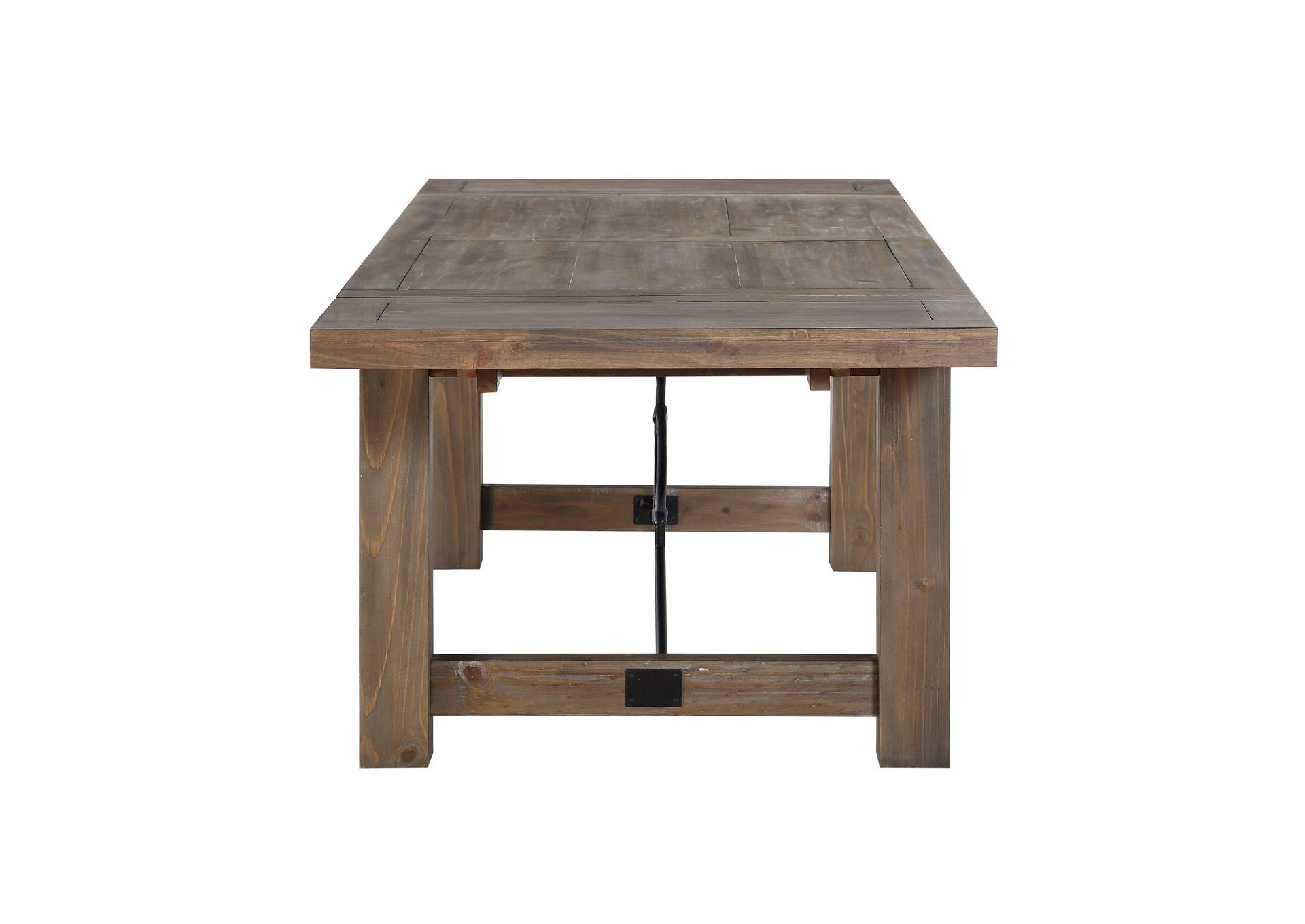 Autumn Solid Wood Extending Dining Table In Flink Oak image 7