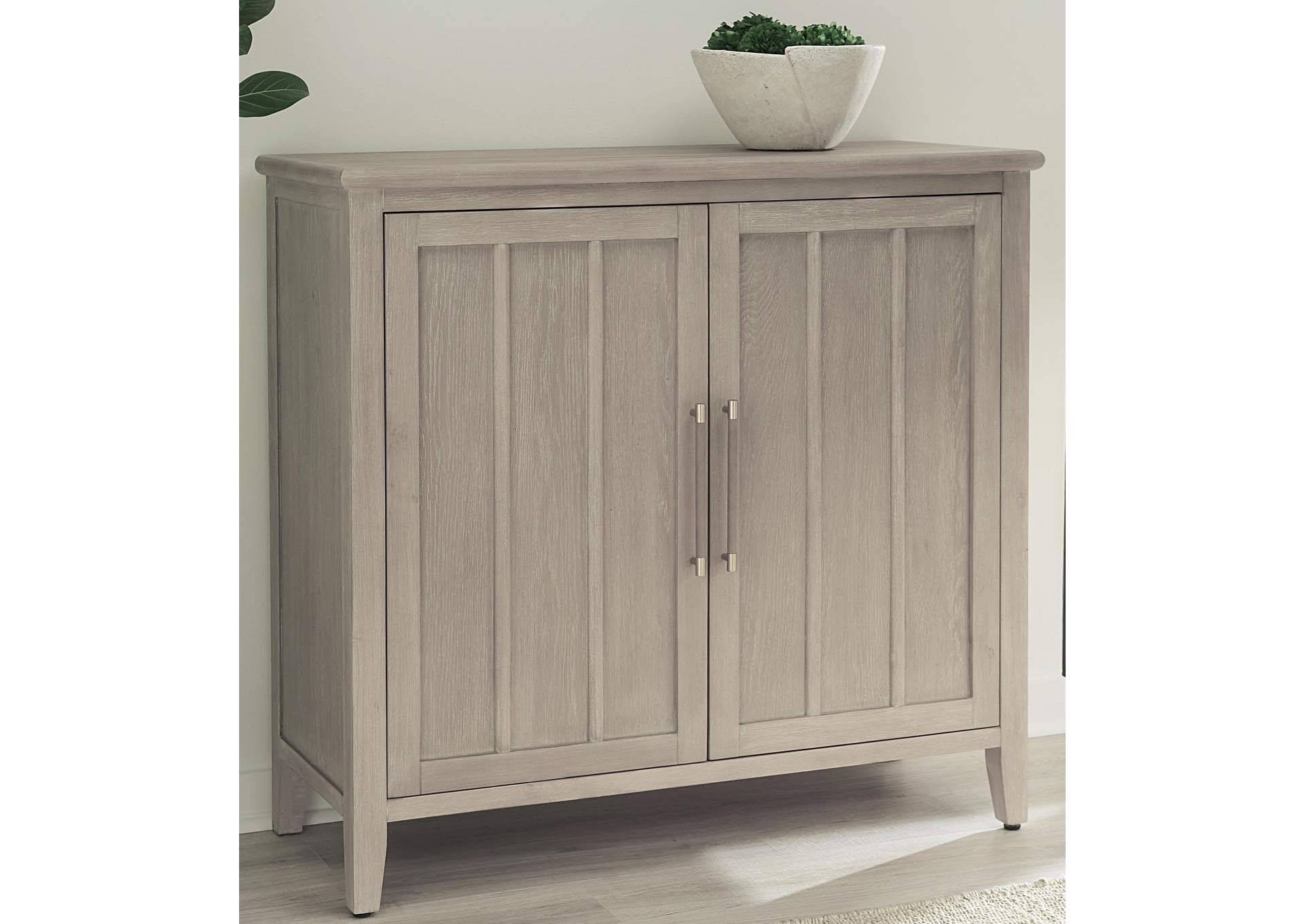 Camden Two Door Two Drawer Bar Cabinet With Stemware Rack And Wine Rack In Chai