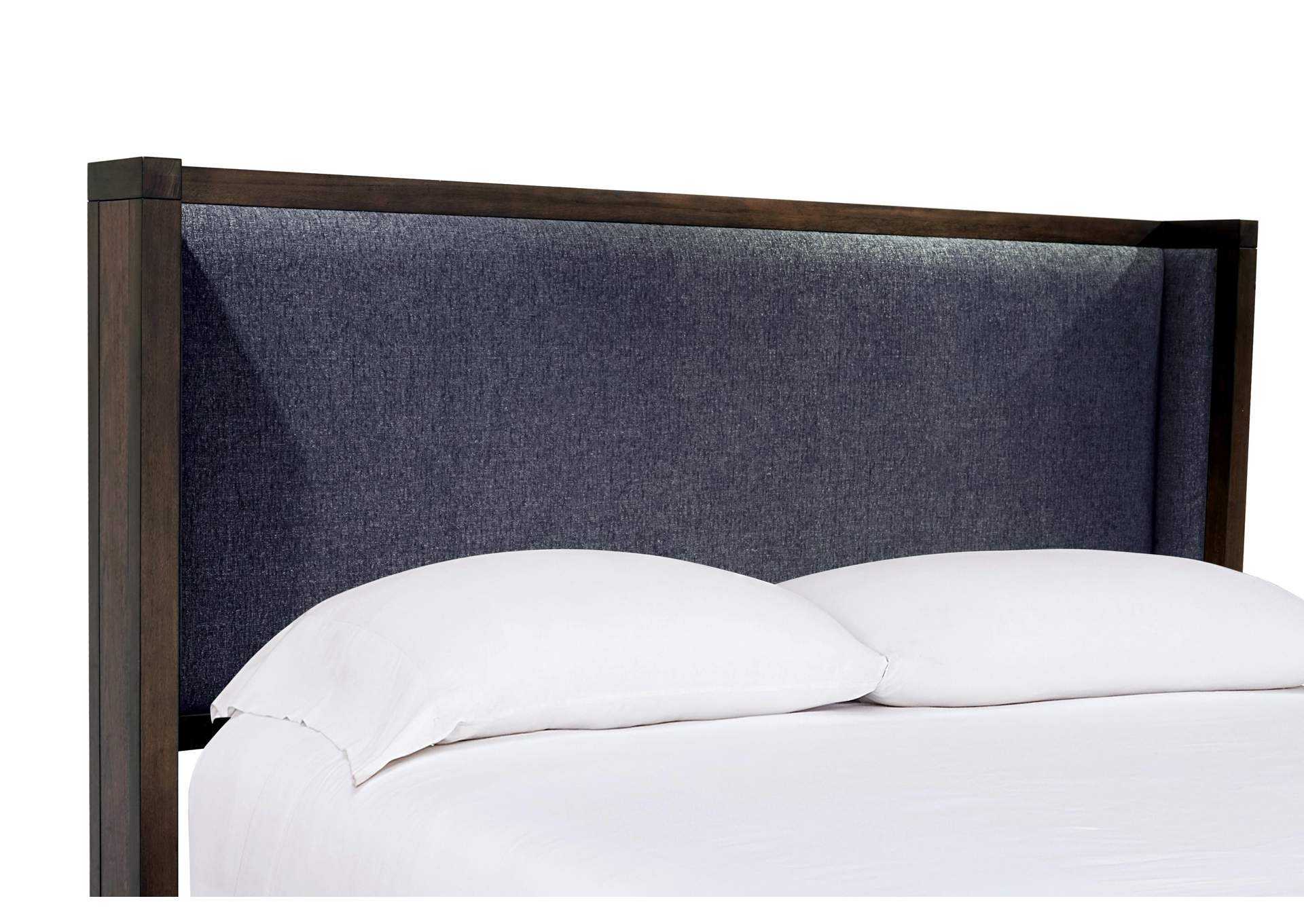 Boracay Upholstered Wingback Storage Bed In Wild Oats Brown image 9