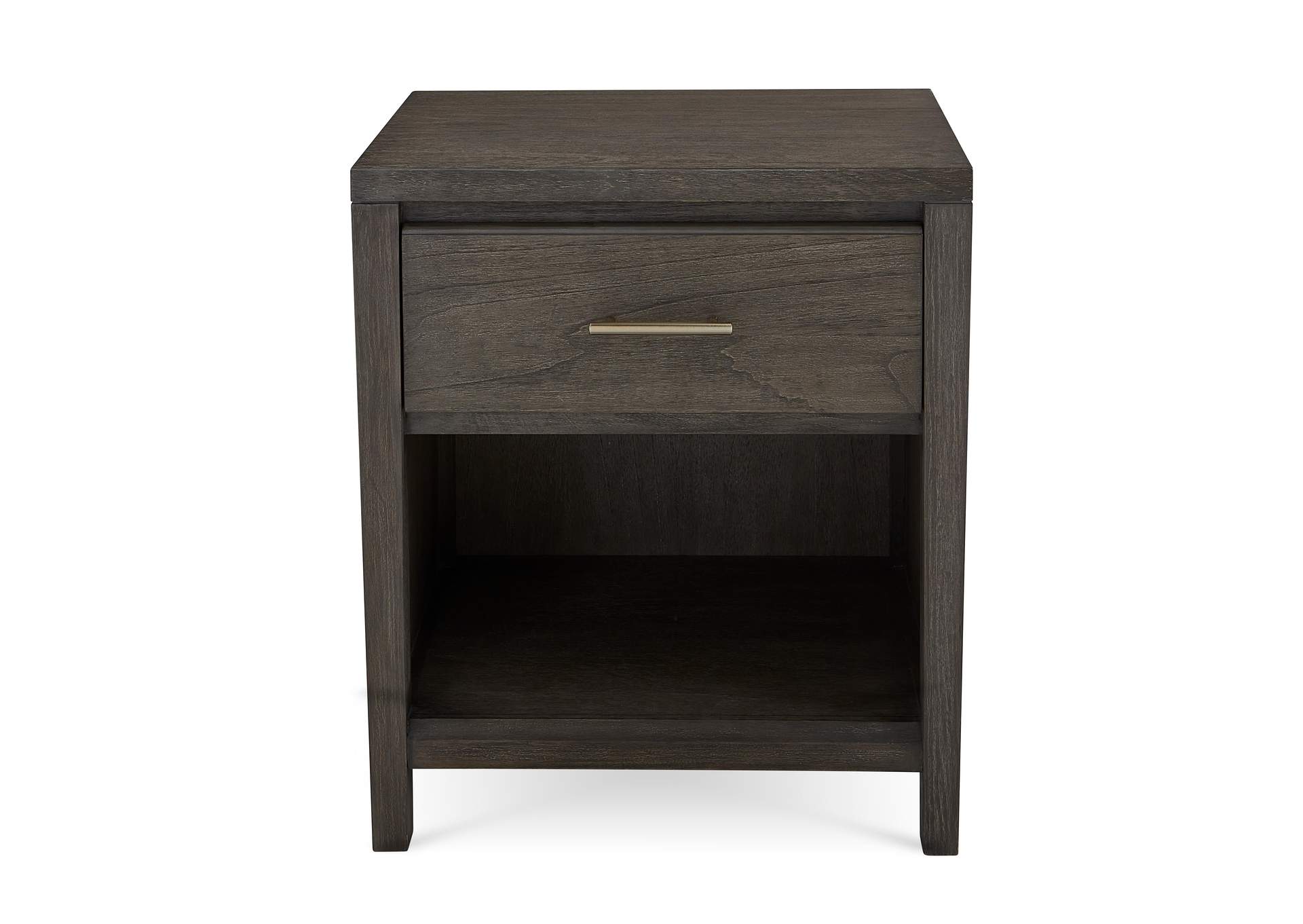 Nevis One Drawer Nightstand In Sharkskin