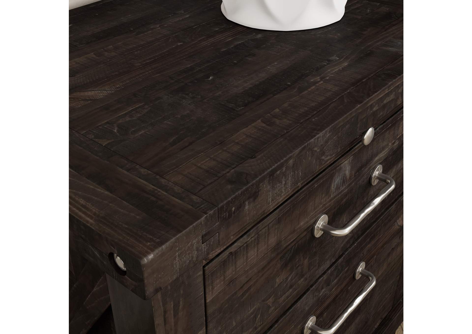 Yosemite Solid Wood Nightstand In Cafe image 10
