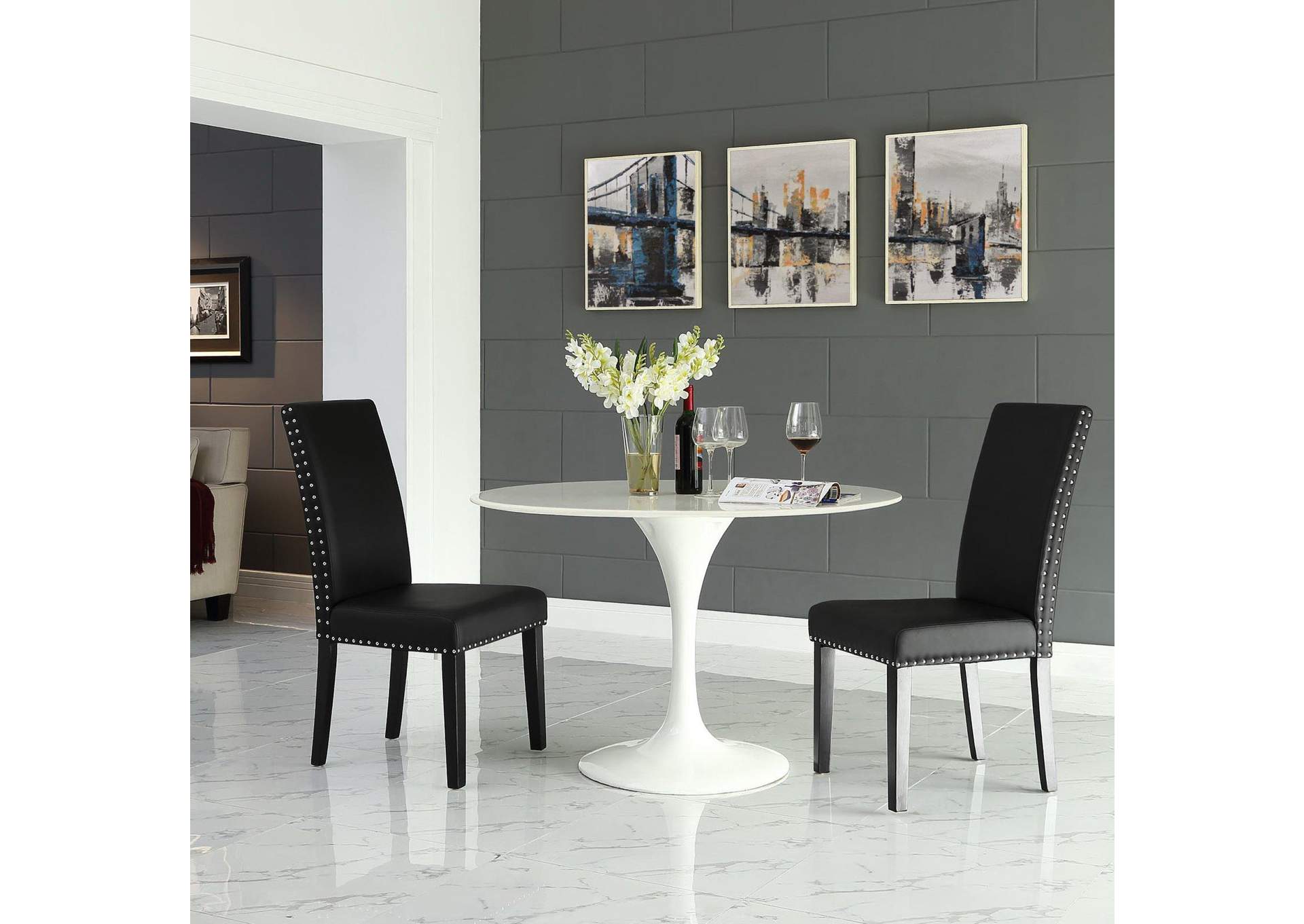 Parcel Dining Faux Leather Side Chair image 6