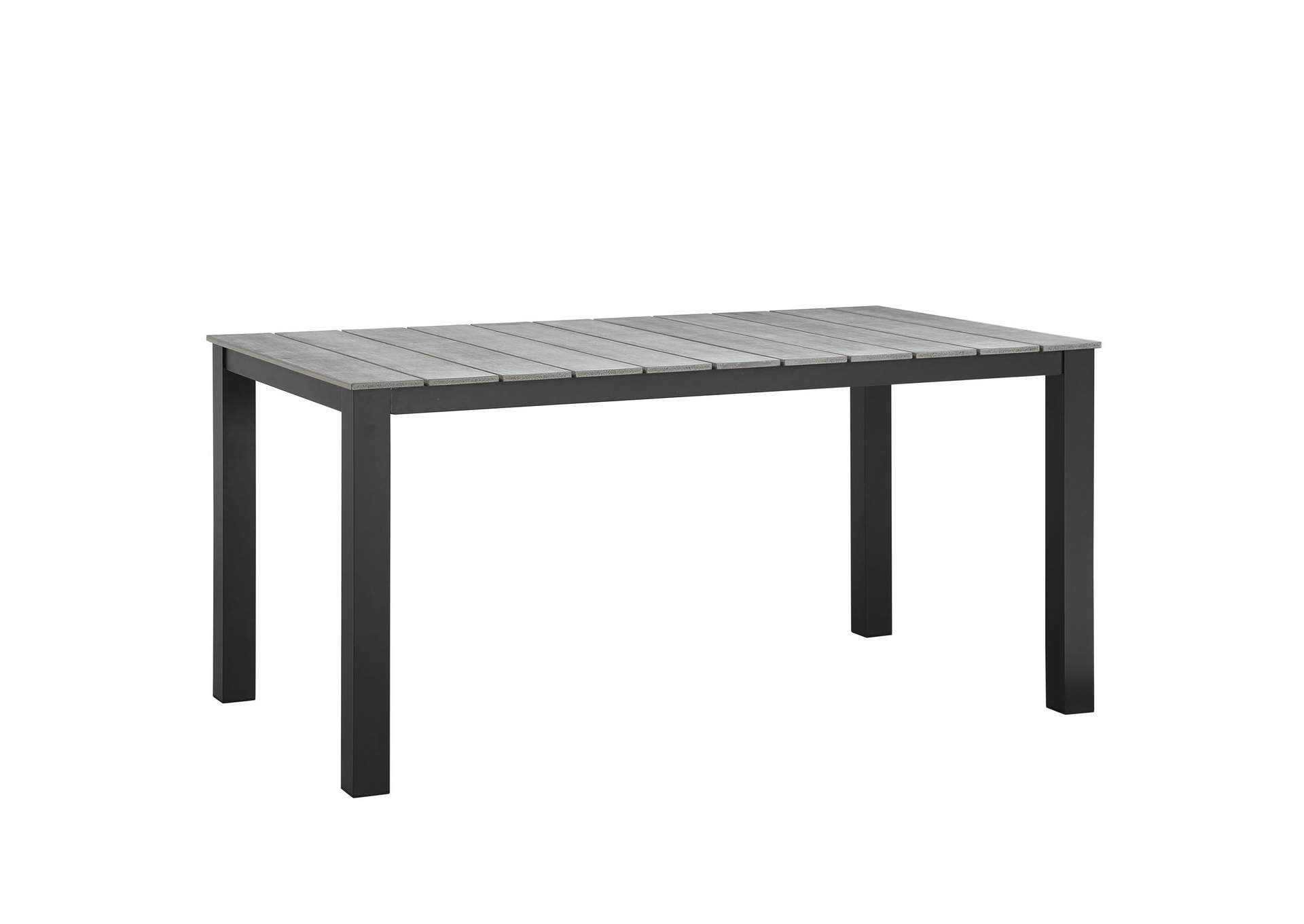 Maine 63" Outdoor Patio Dining Table By Modway image 1