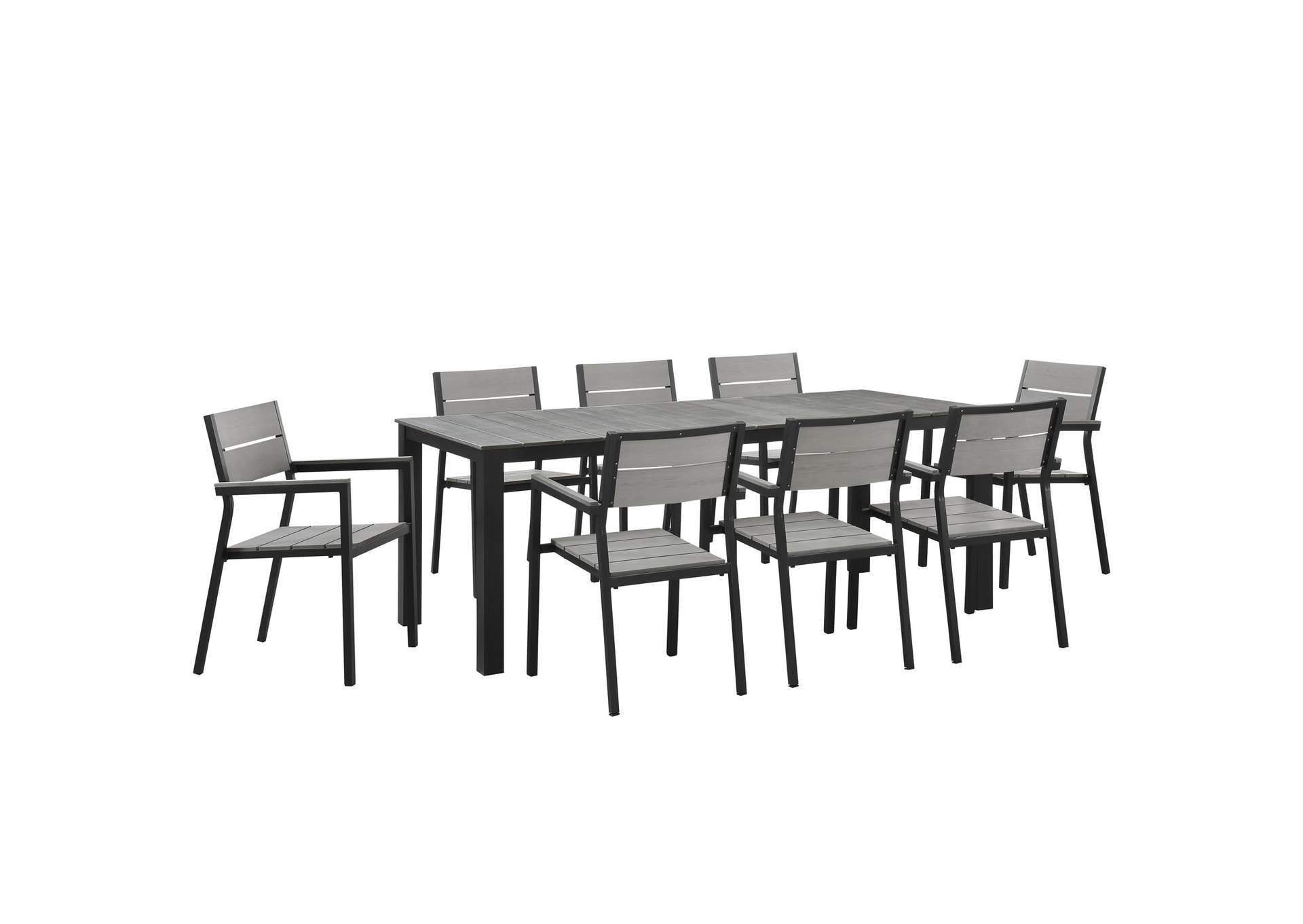 Maine 9 Piece Outdoor Patio Dining Set By Modway image 1