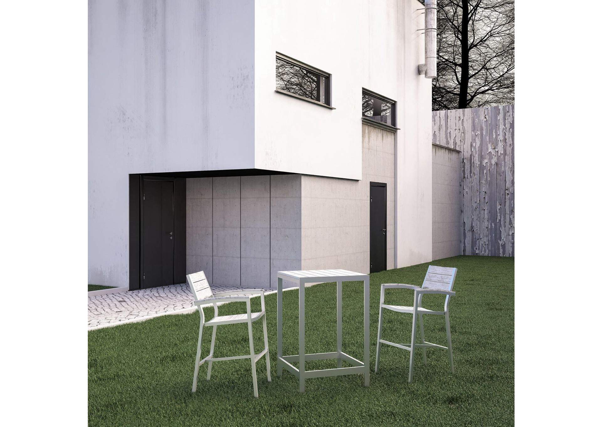 Maine 3 Piece Outdoor Patio Dining Set image 8