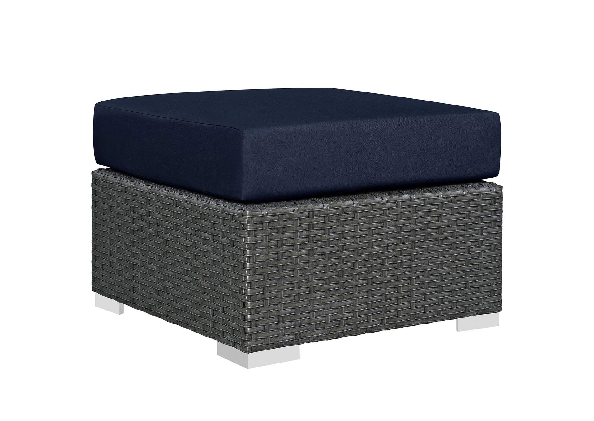 Sojourn Outdoor Patio Sunbrella® Ottoman By Modway
