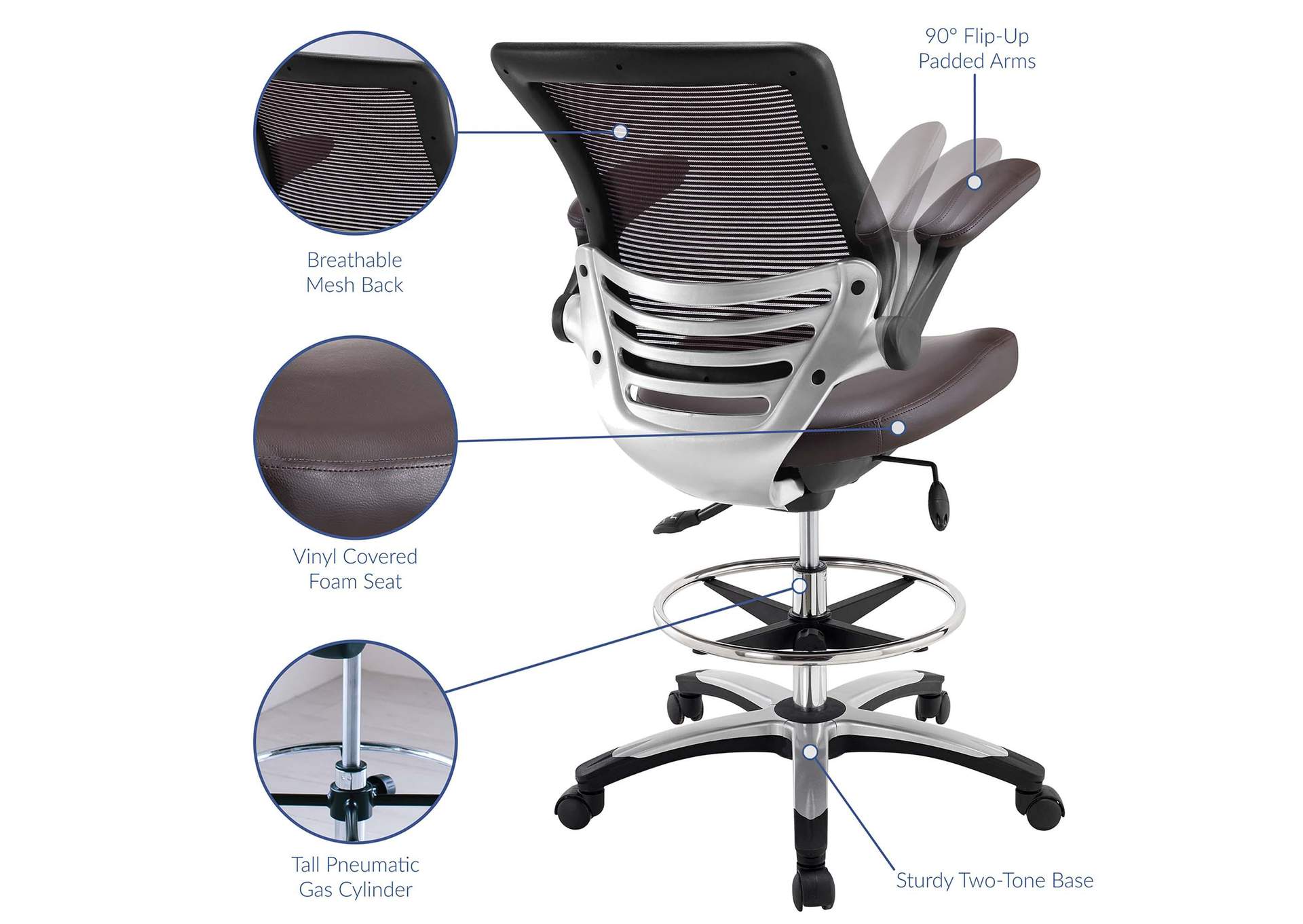 Edge Drafting Chair image 5