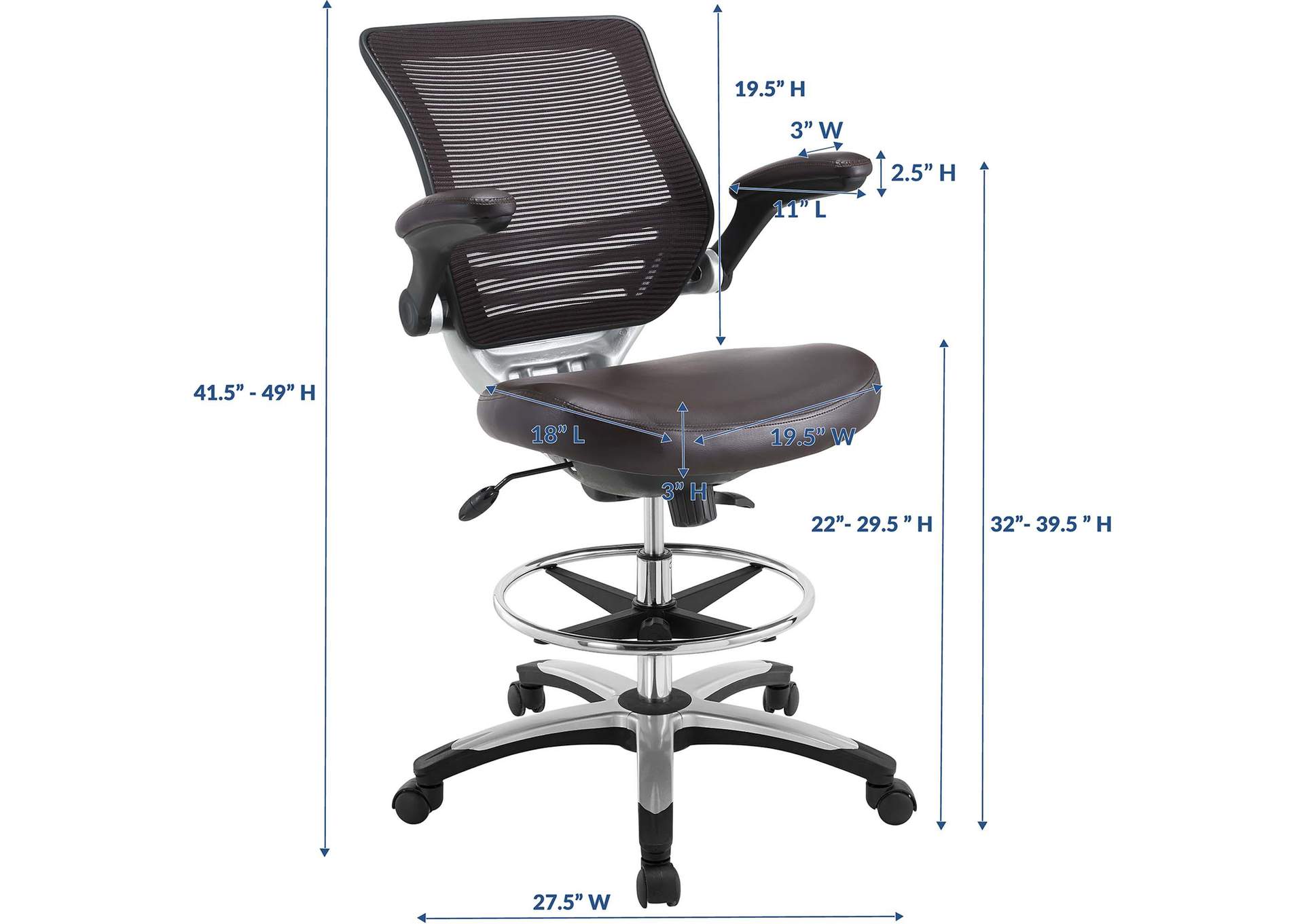 Edge Drafting Chair image 9