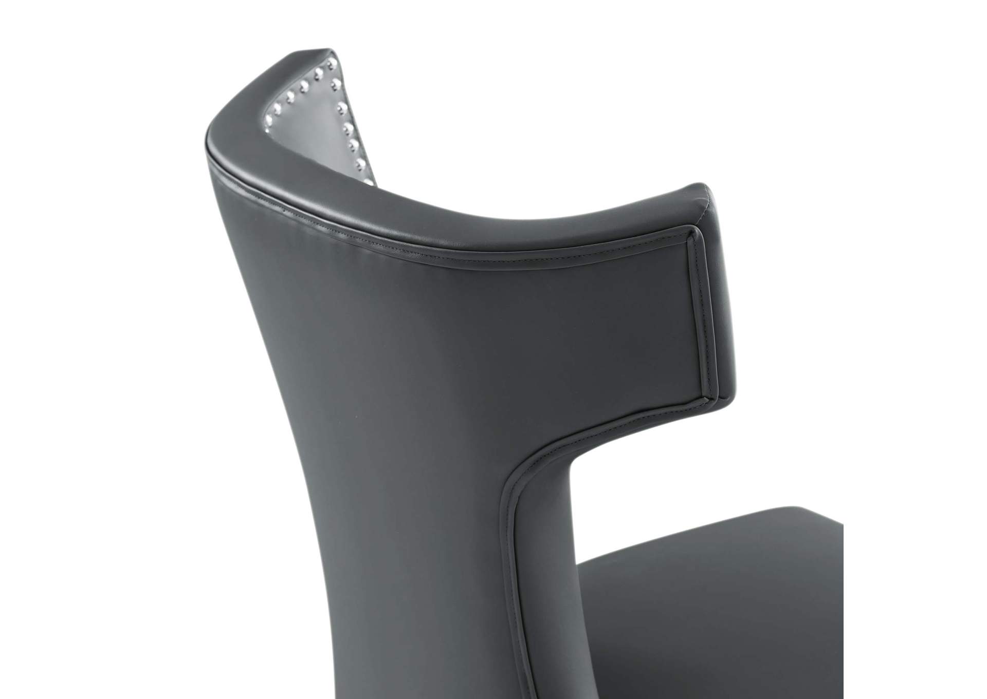 Curve Vegan Leather Dining Chair