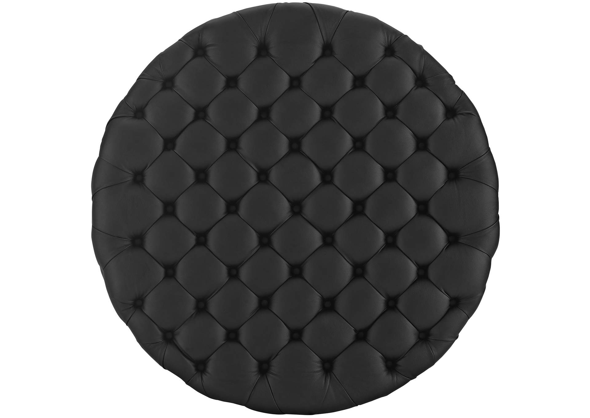 Amour Upholstered Vinyl Ottoman