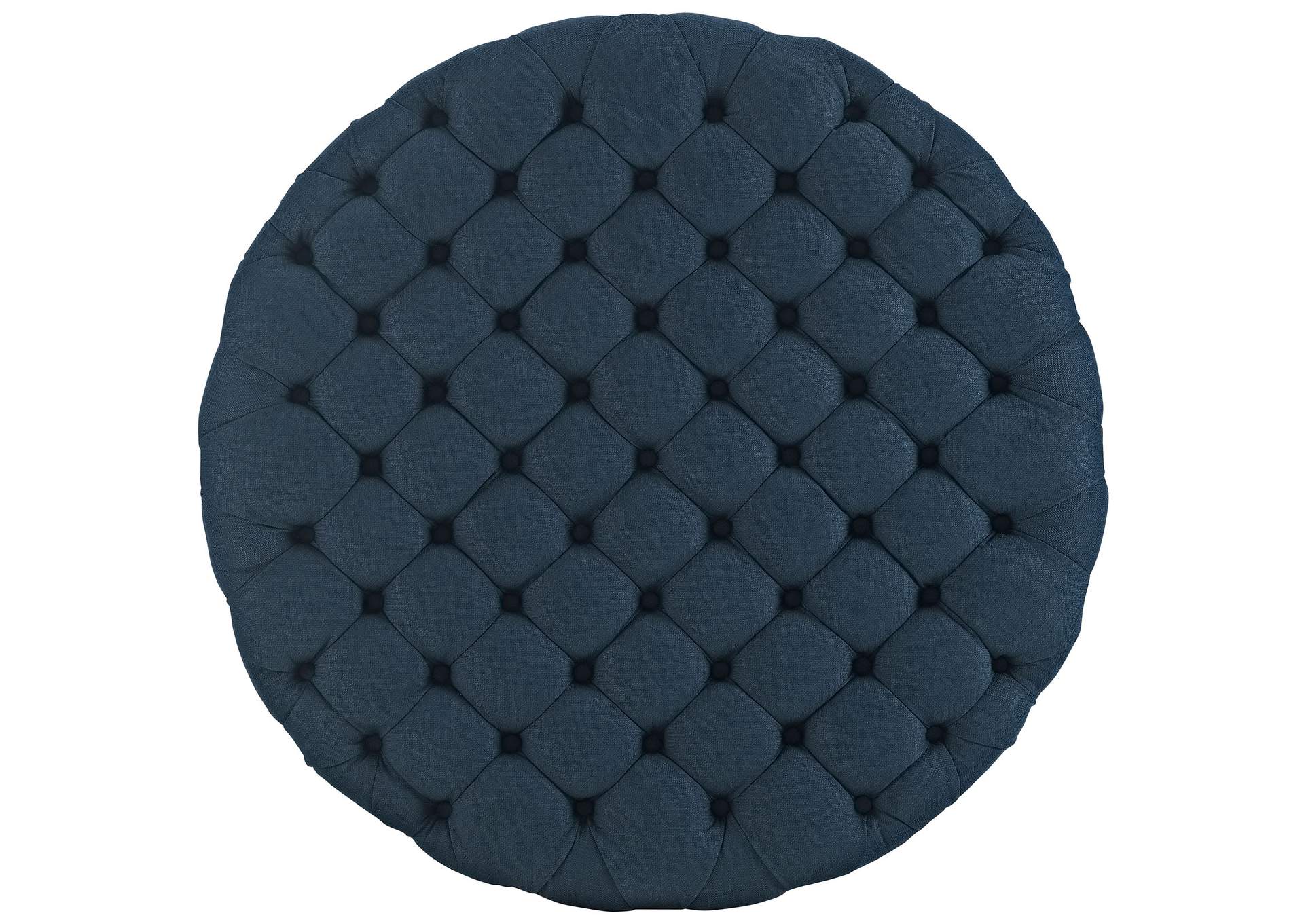 Amour Upholstered Fabric Ottoman