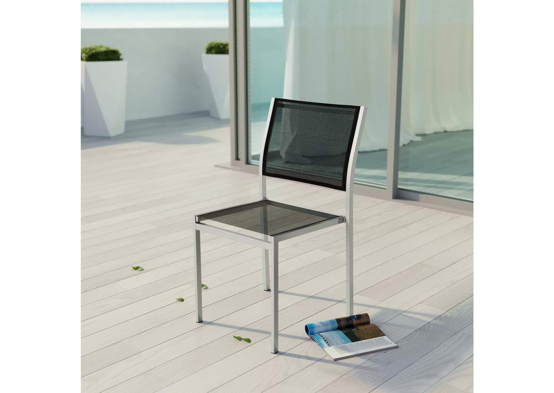 Shore Outdoor Patio Aluminum Side Chair image 5