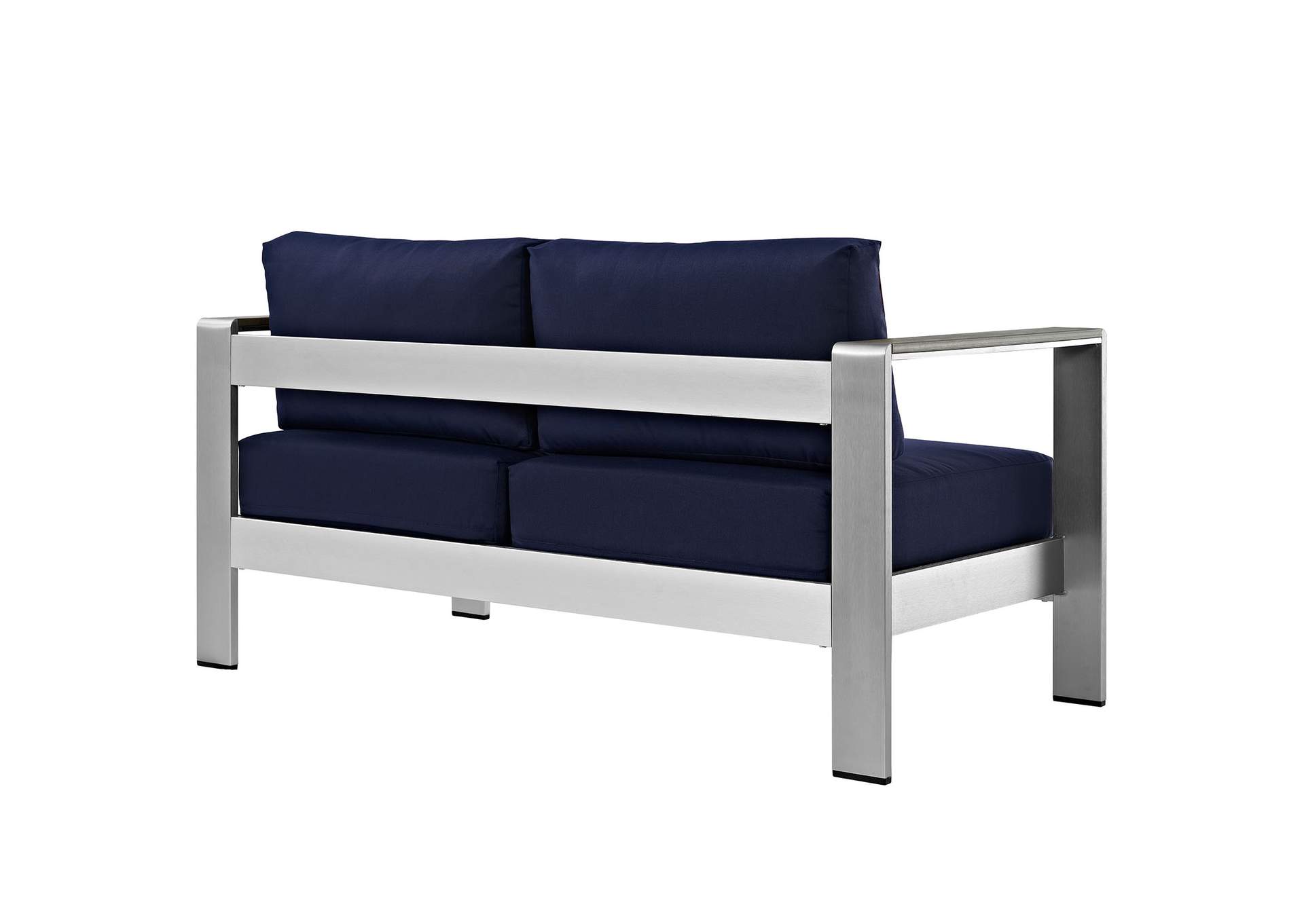 Shore Outdoor Patio Aluminum Loveseat