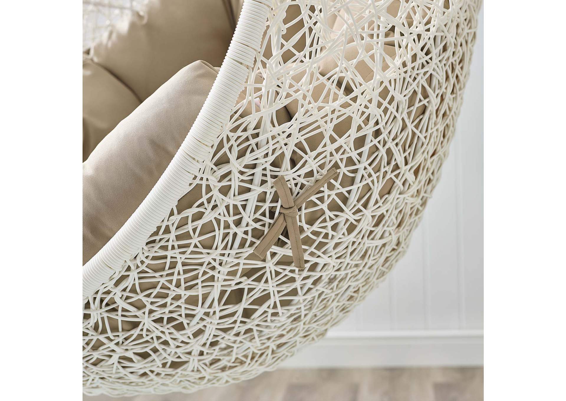 Hide Outdoor Patio Swing Chair With Stand